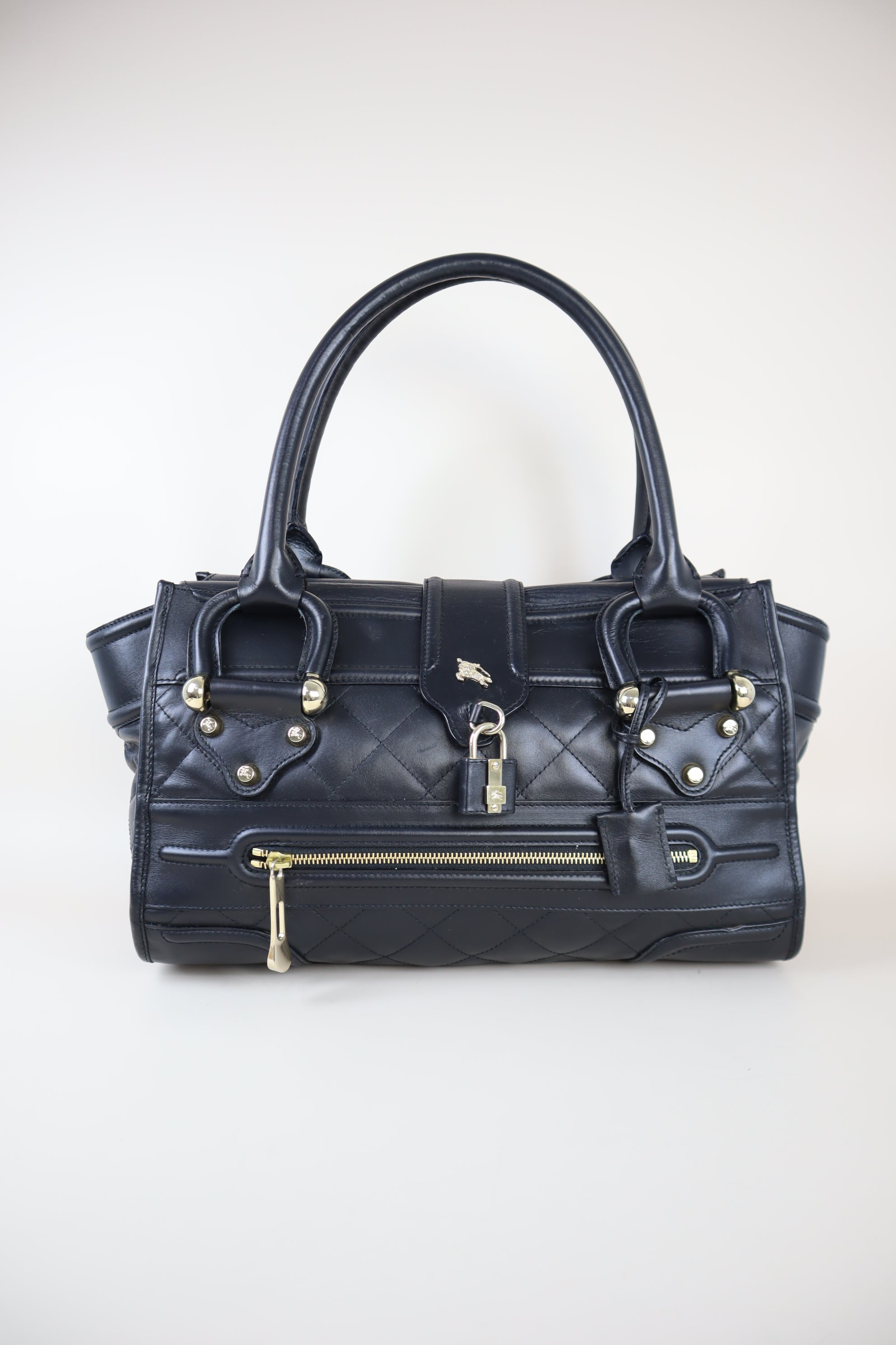 Burberry Black Manor Tote Bag