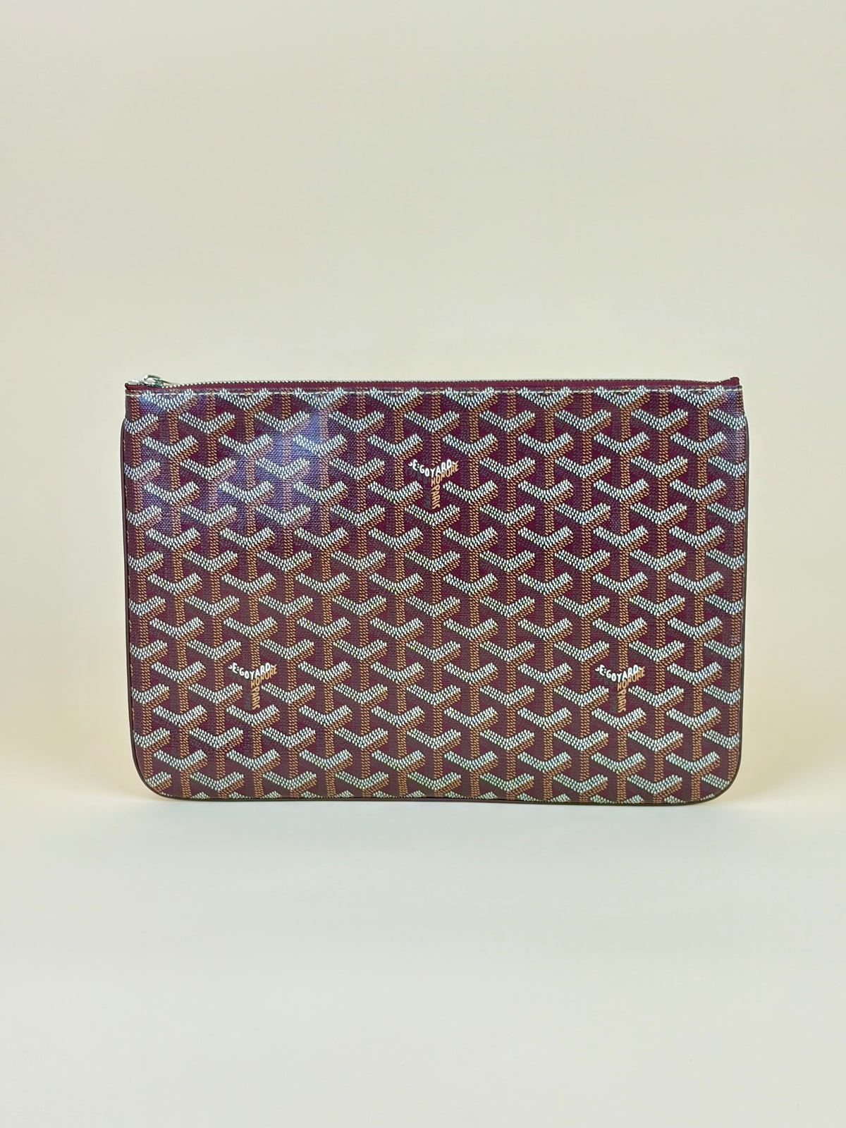 Goyard euro Burgandy go yardine senat mm pouch