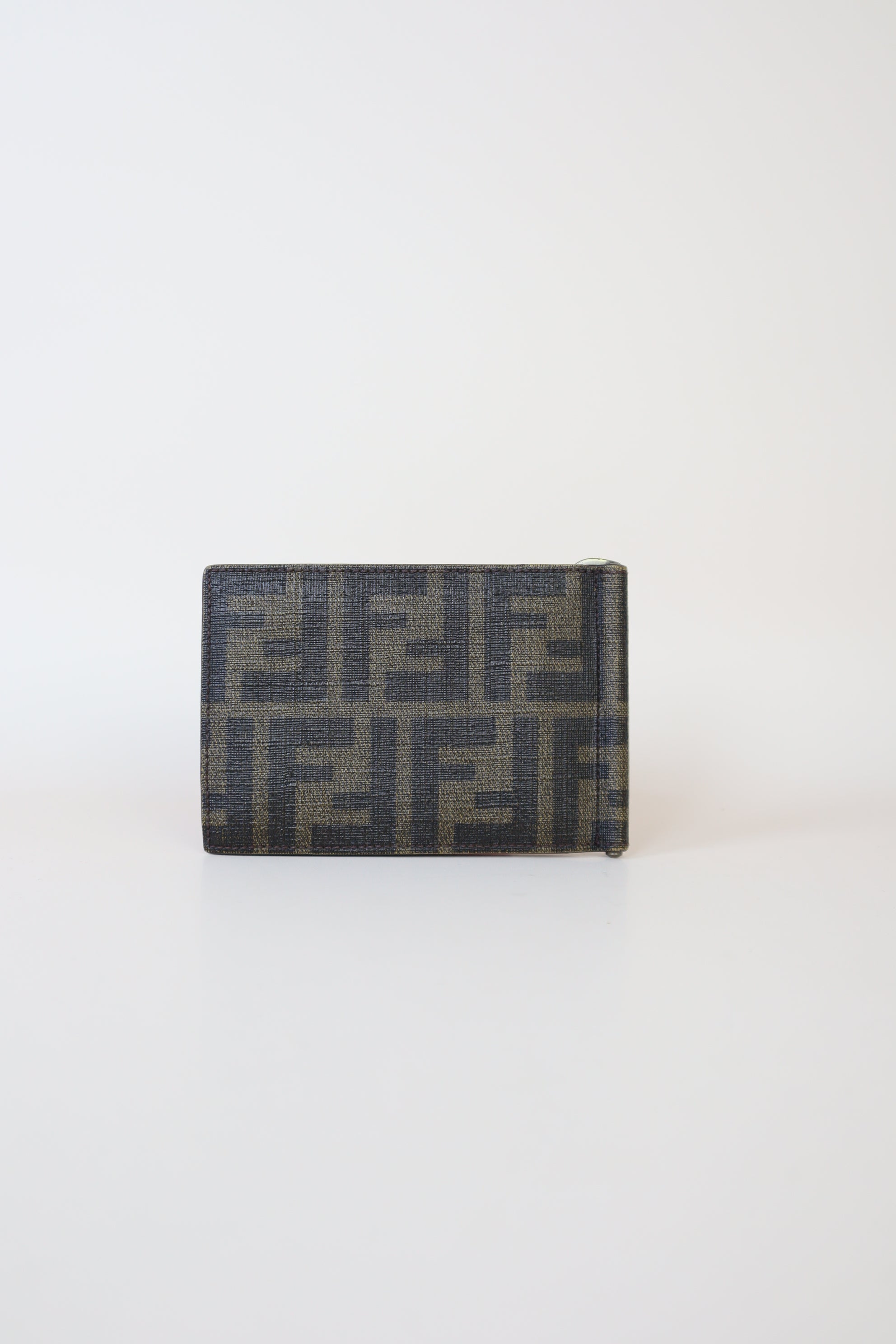 Fendi Brown Zucca Small Wallet