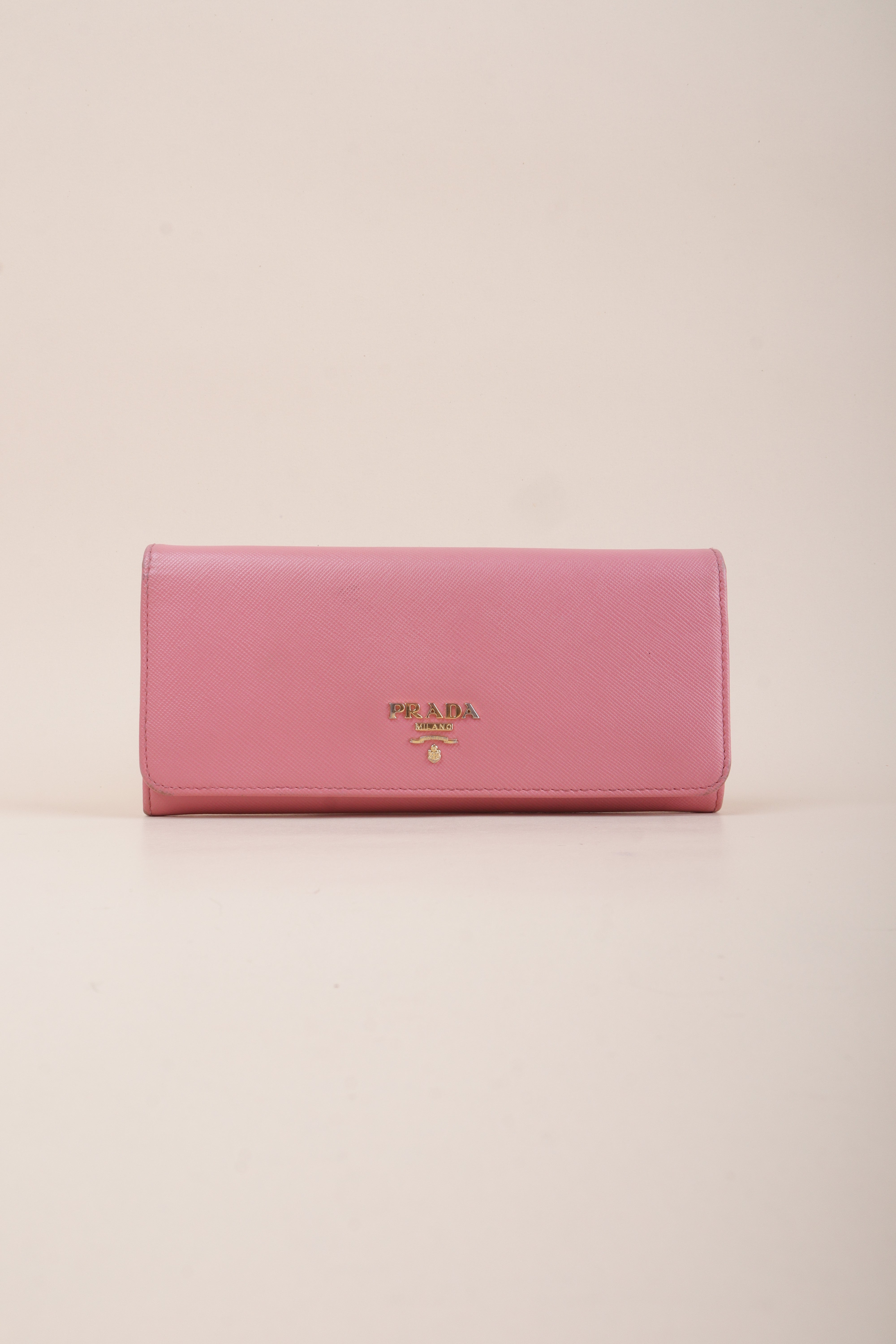 Prada Pink Continental Long Wallet