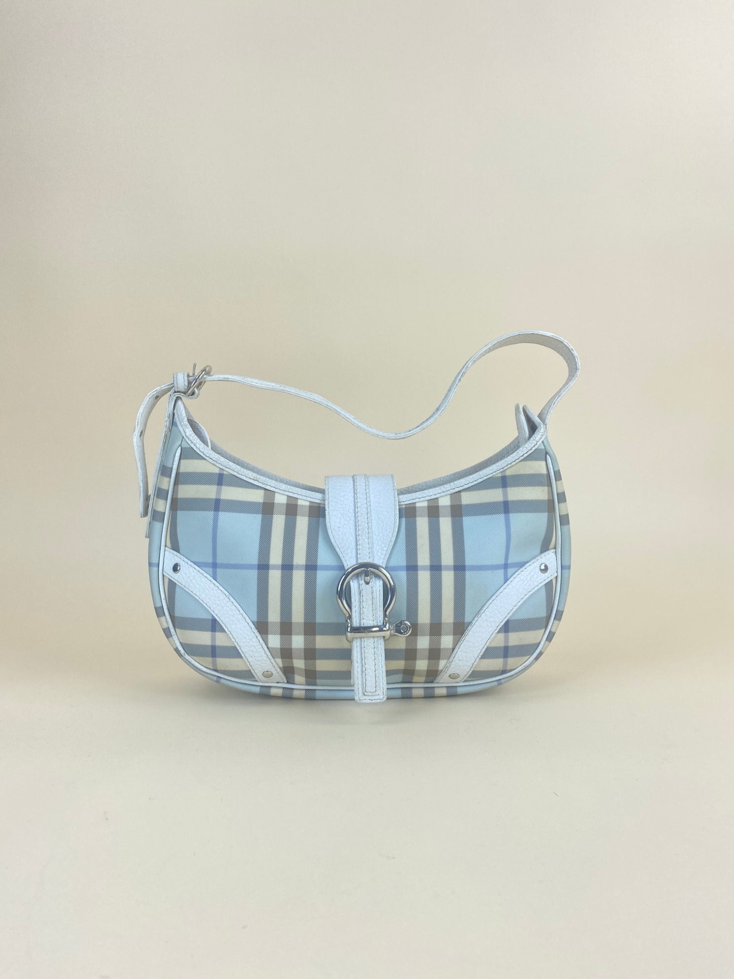 Burberry Bicolor Nova Check Tote Bag