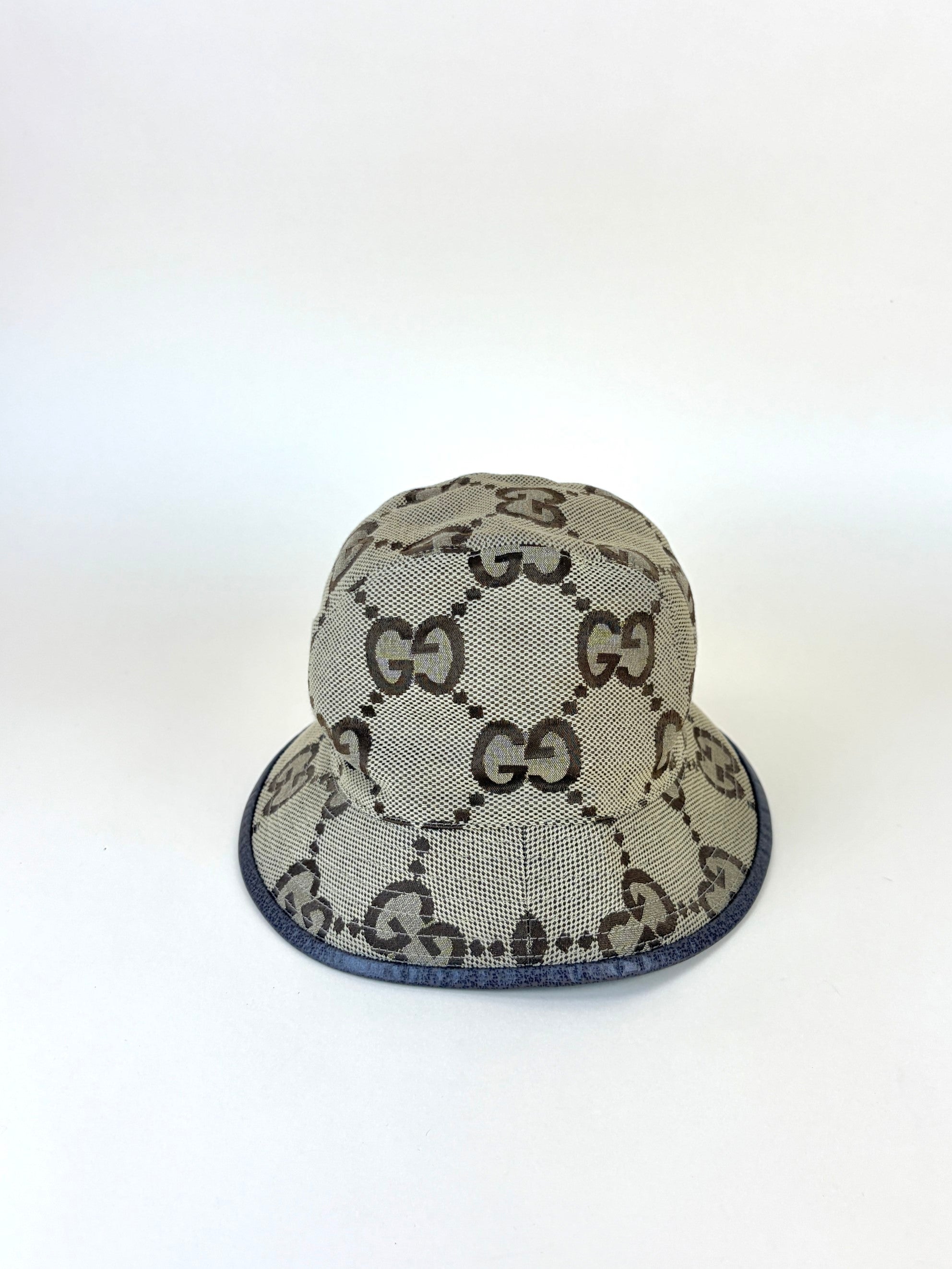 Gucci Brown GG Cotton Bucket Hat