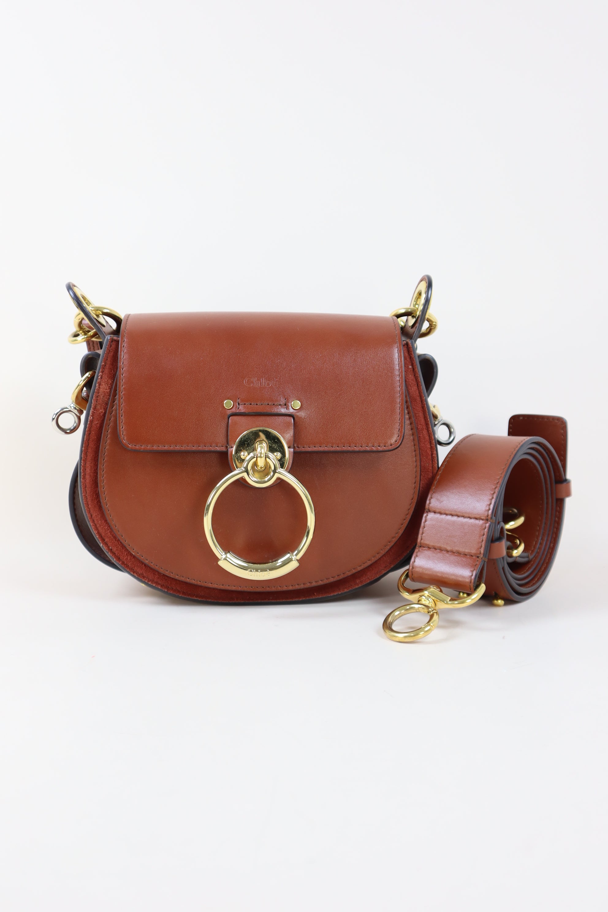 Chloe Camel Tess Medium Bag