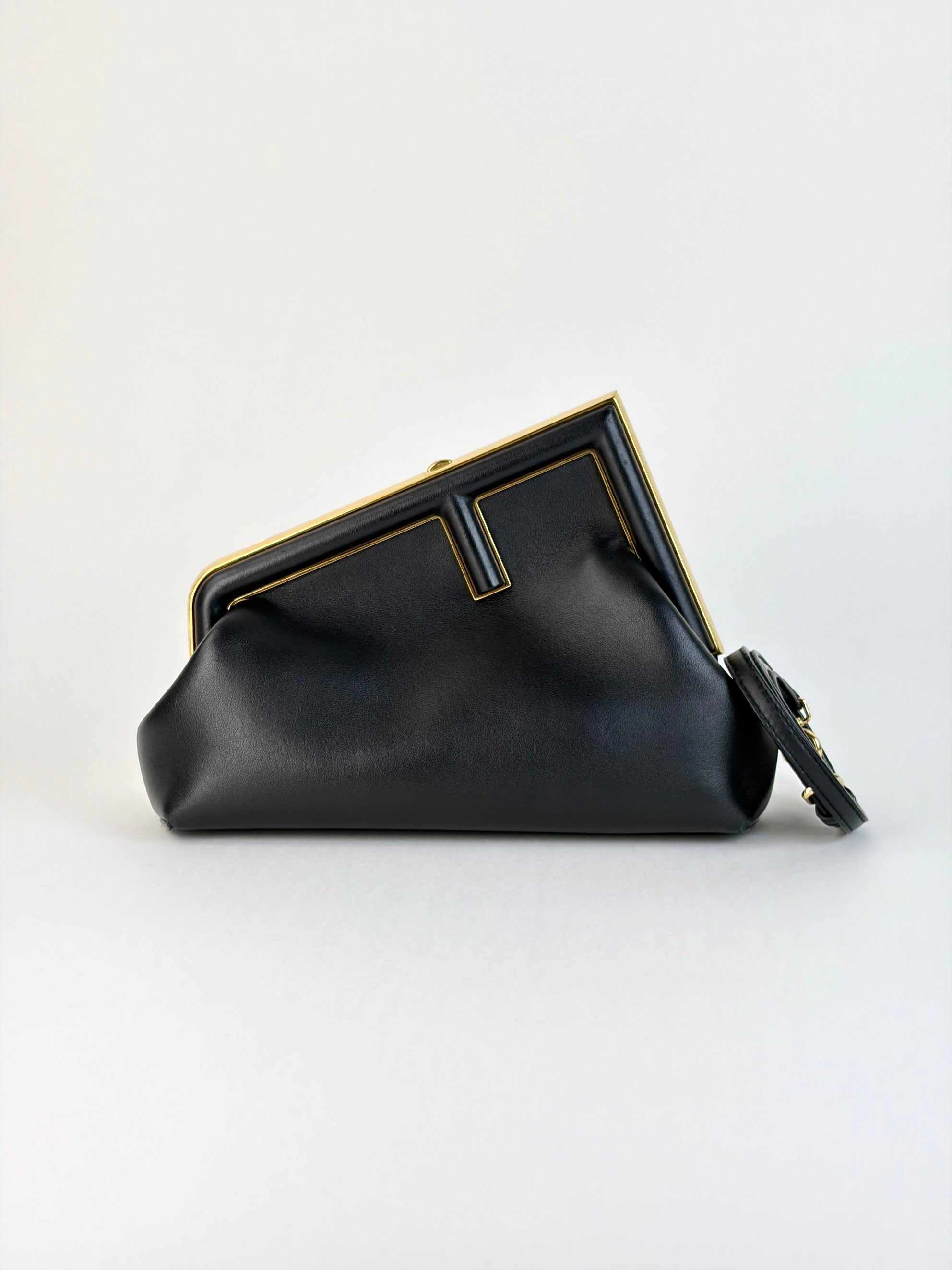 Fendi Black shiny Nappa First small Bag