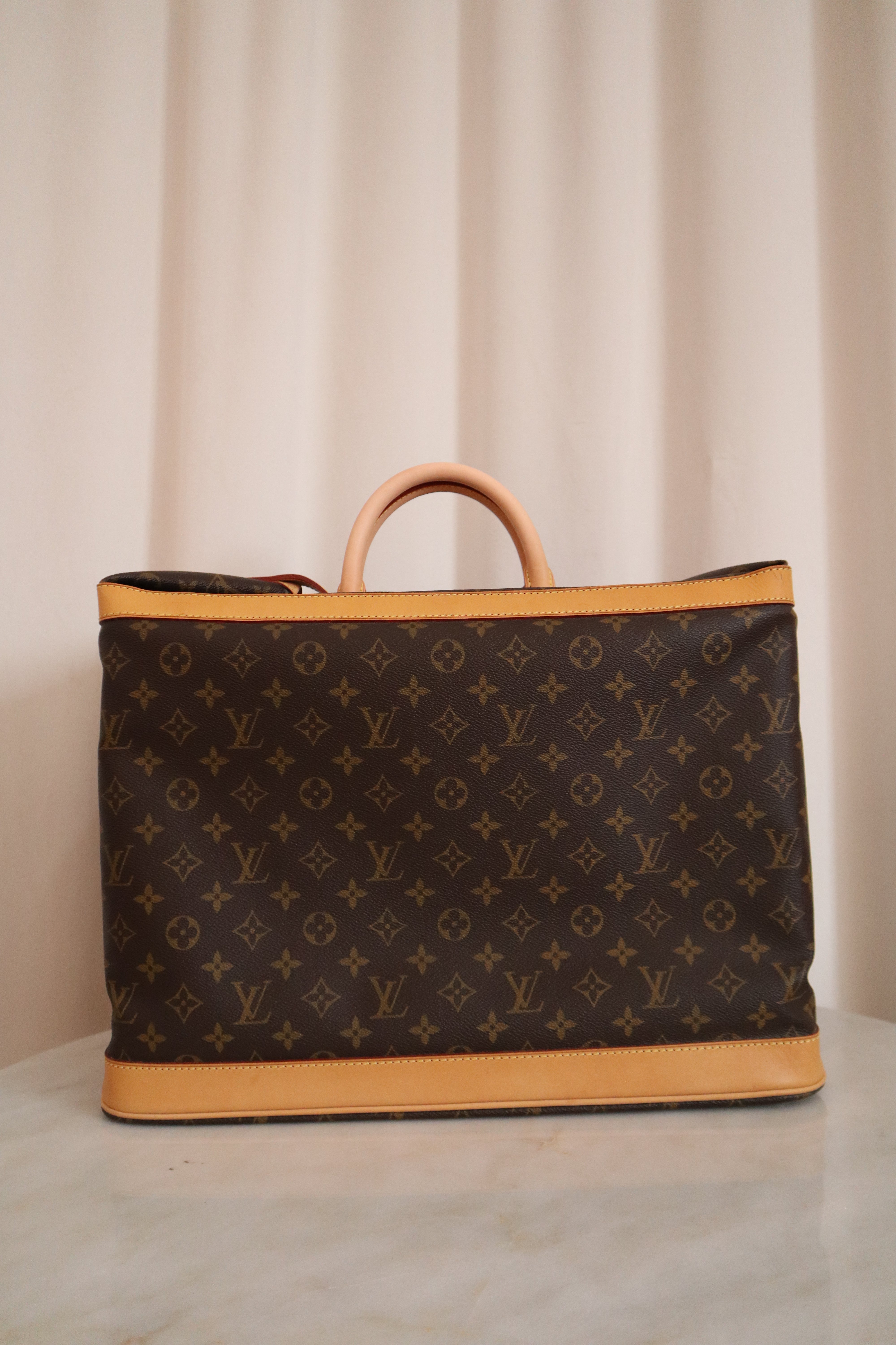 Louis Vuitton Monogram Box Travel Cruiser 45 Top Handle Bag