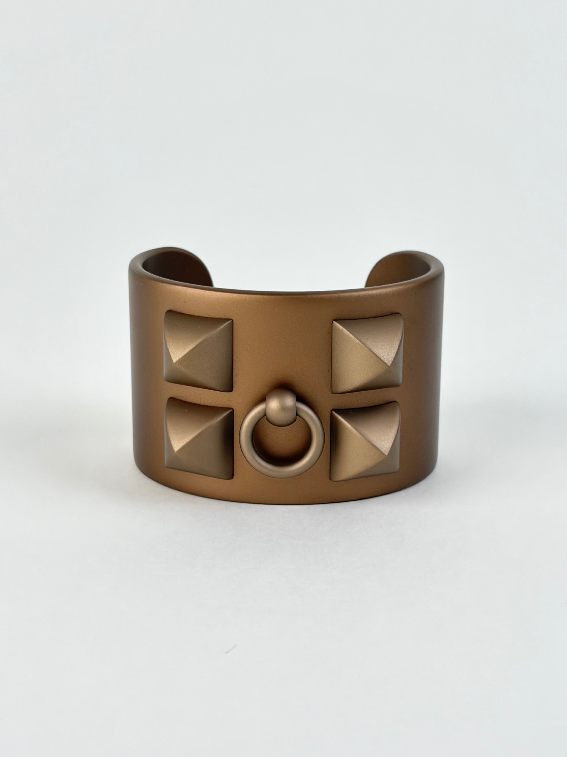 Hermes copper aluminum collier de chine sunset cuff bracelet