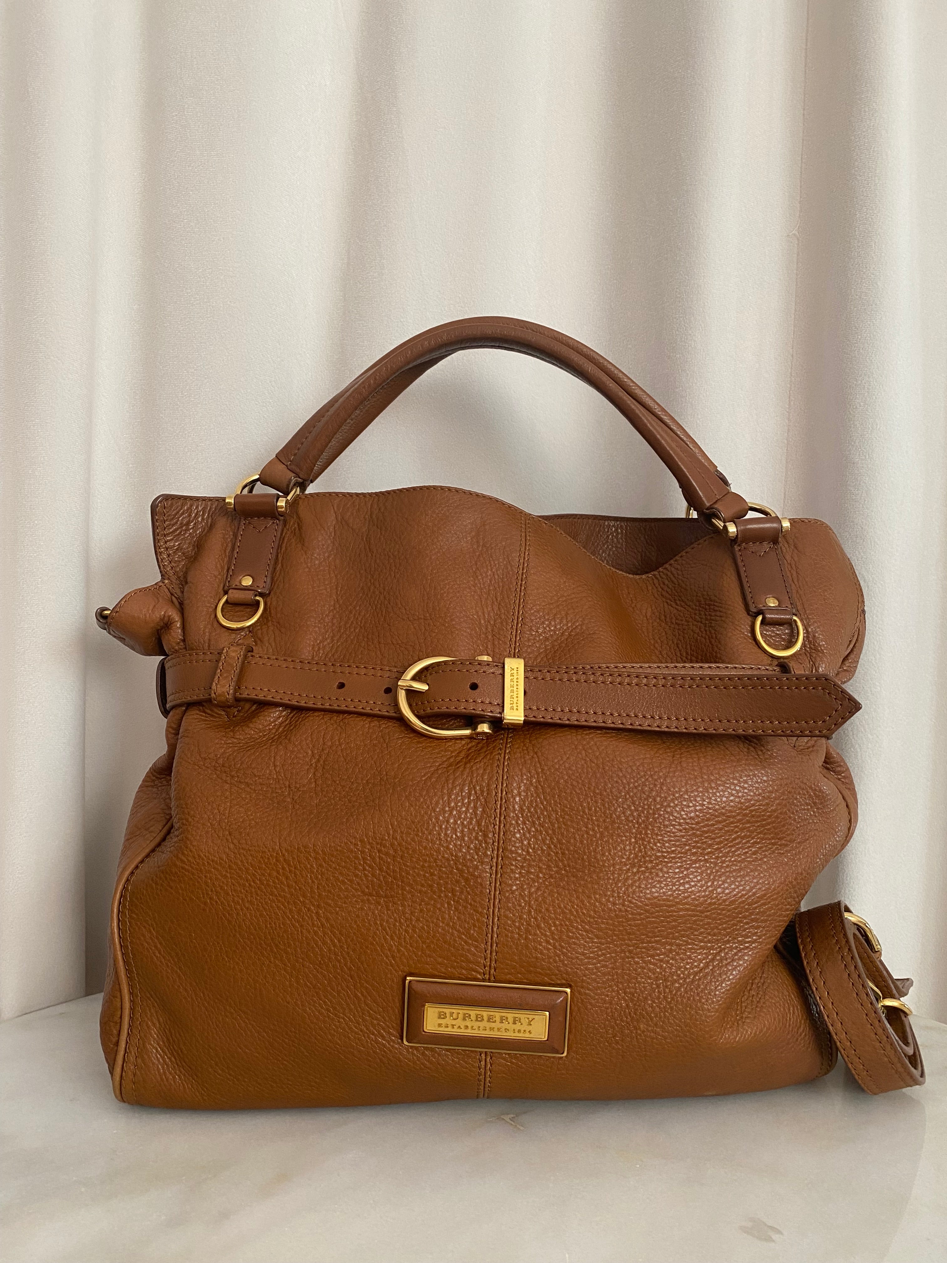 Burberry Camel Shoulder Bag