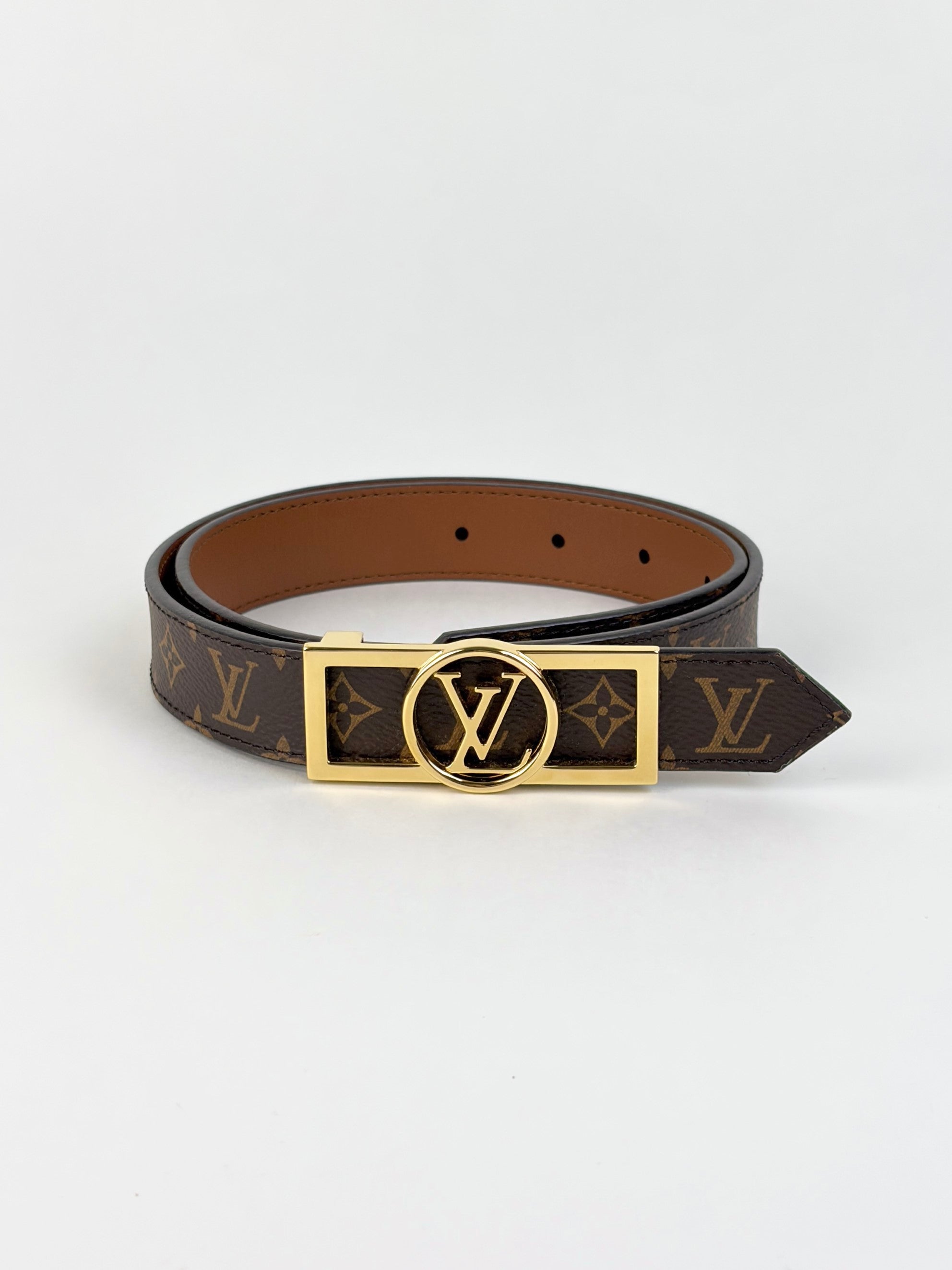Louis Vuitton dauphine 25mm revesible belt