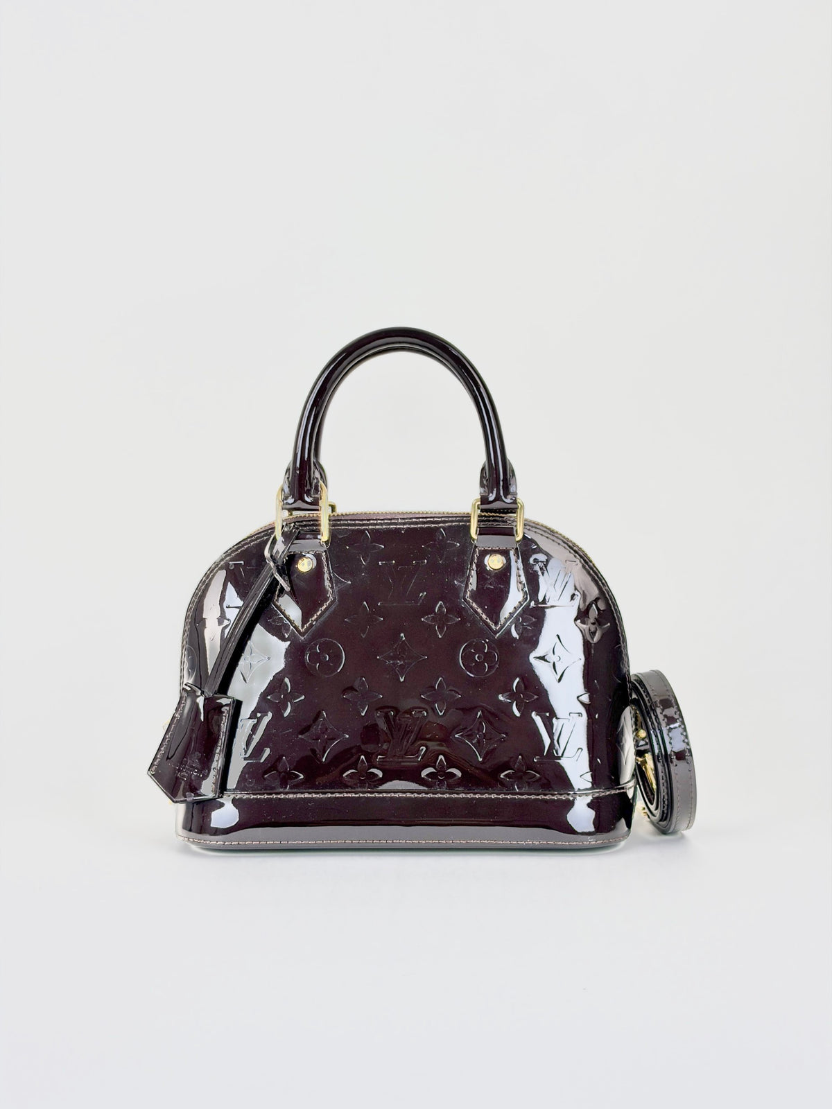 Louis Vuitton Amarante Monogram Vernis Alma BB Bag