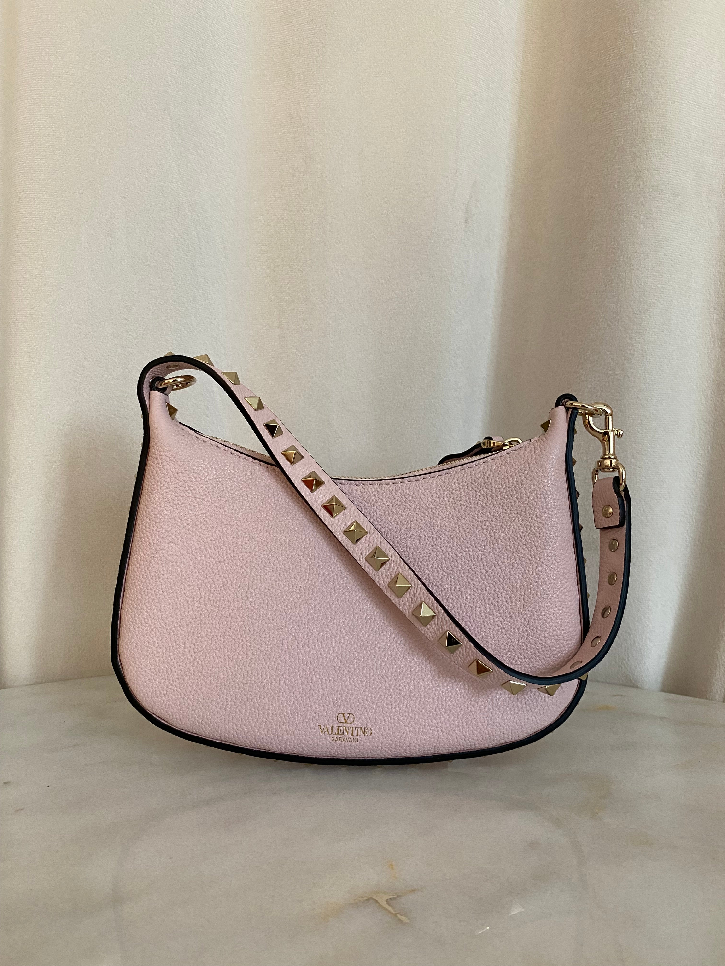 Valentino Pink Rockstud Mini Shoulder Bag