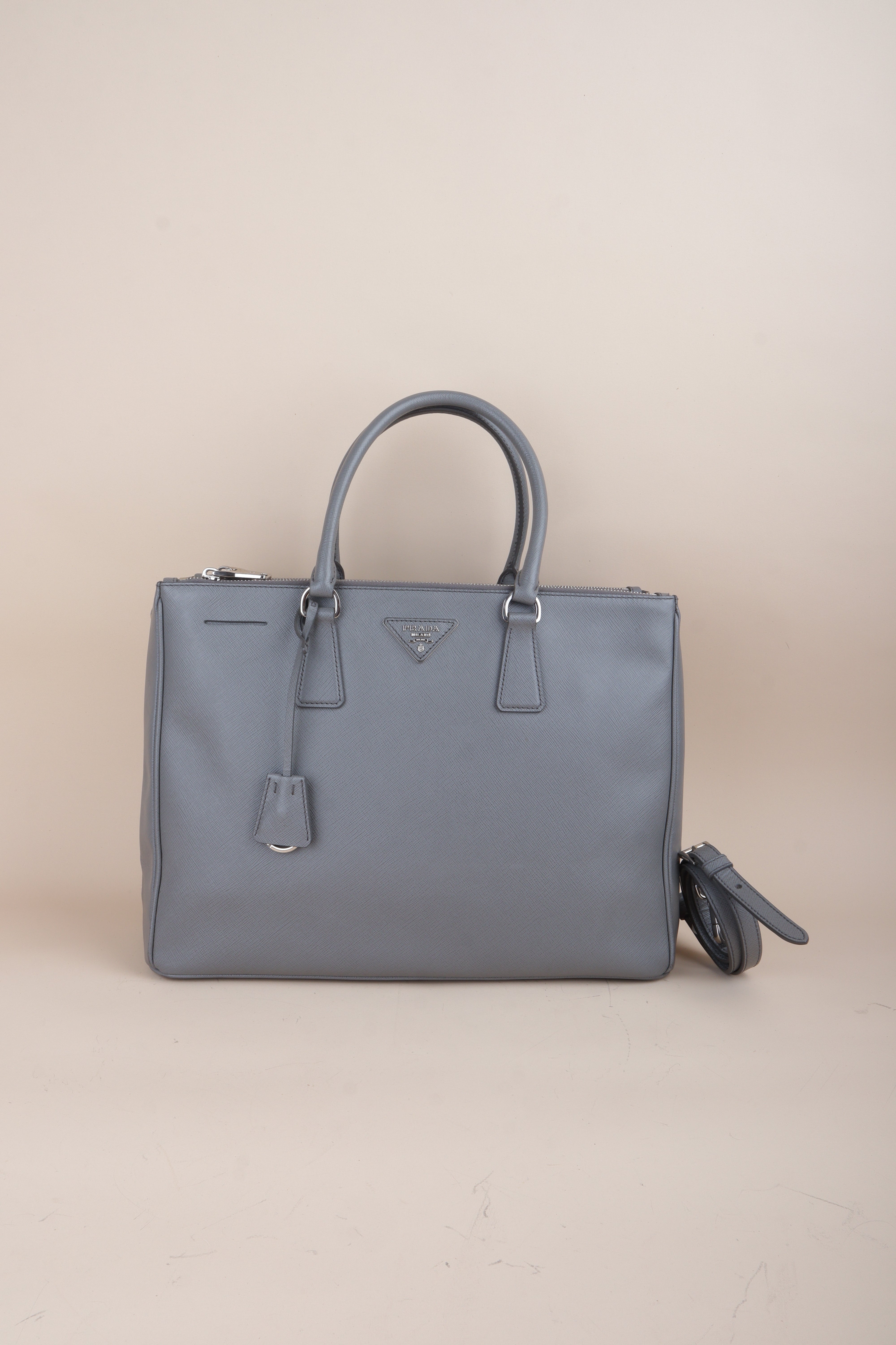 Prada gray Large Tote Bag