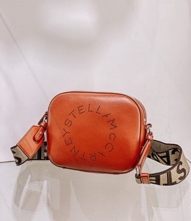 Stella Mccartney Brown Logo Mini Bag