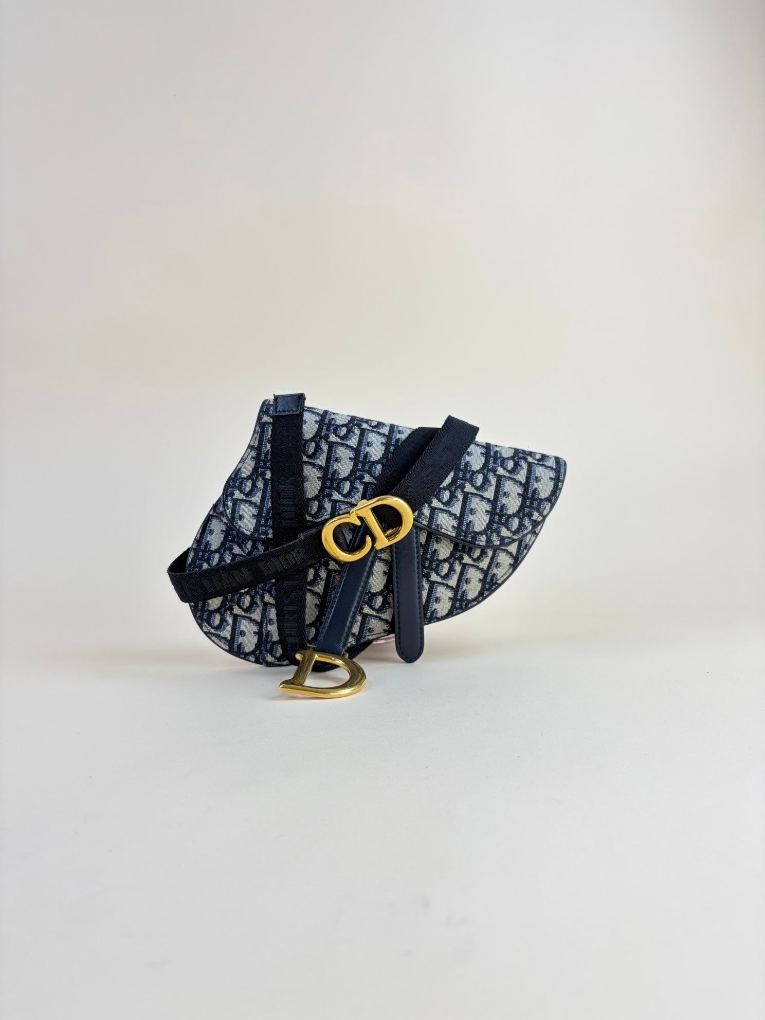 Christian Dior Oblique pouch Saddle Belt Bag