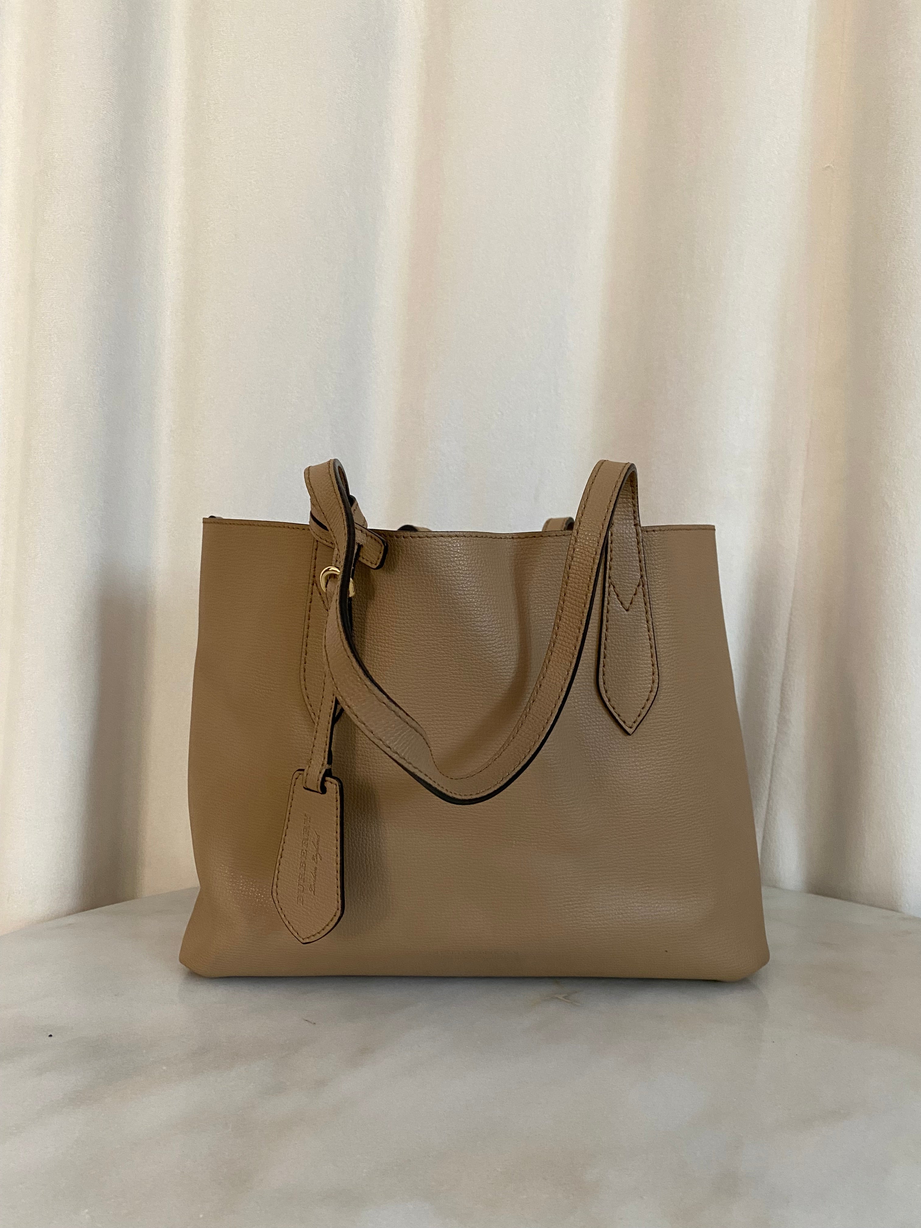 Burberry Beige Reversible Shoulder Bag