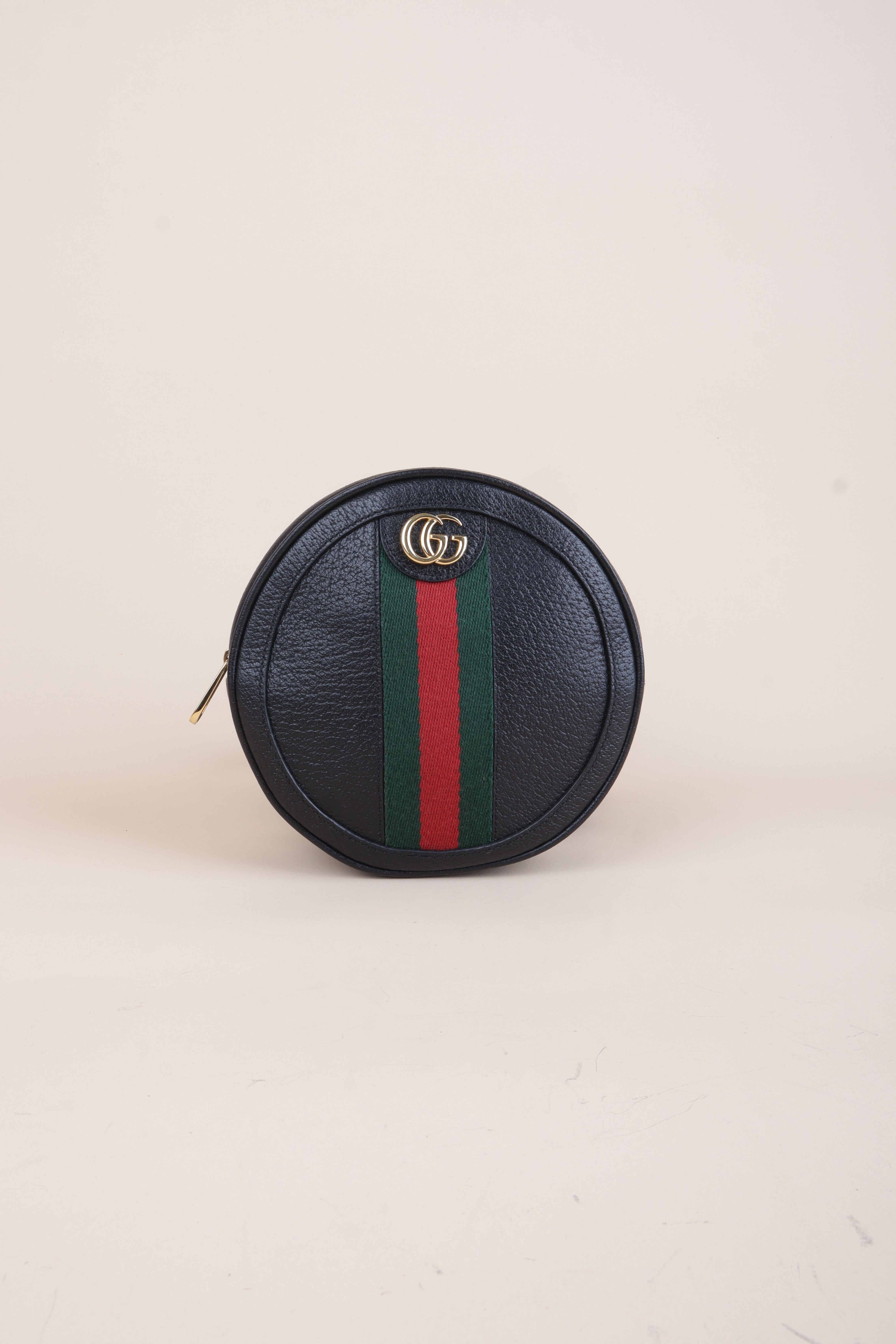 Gucci black mini round