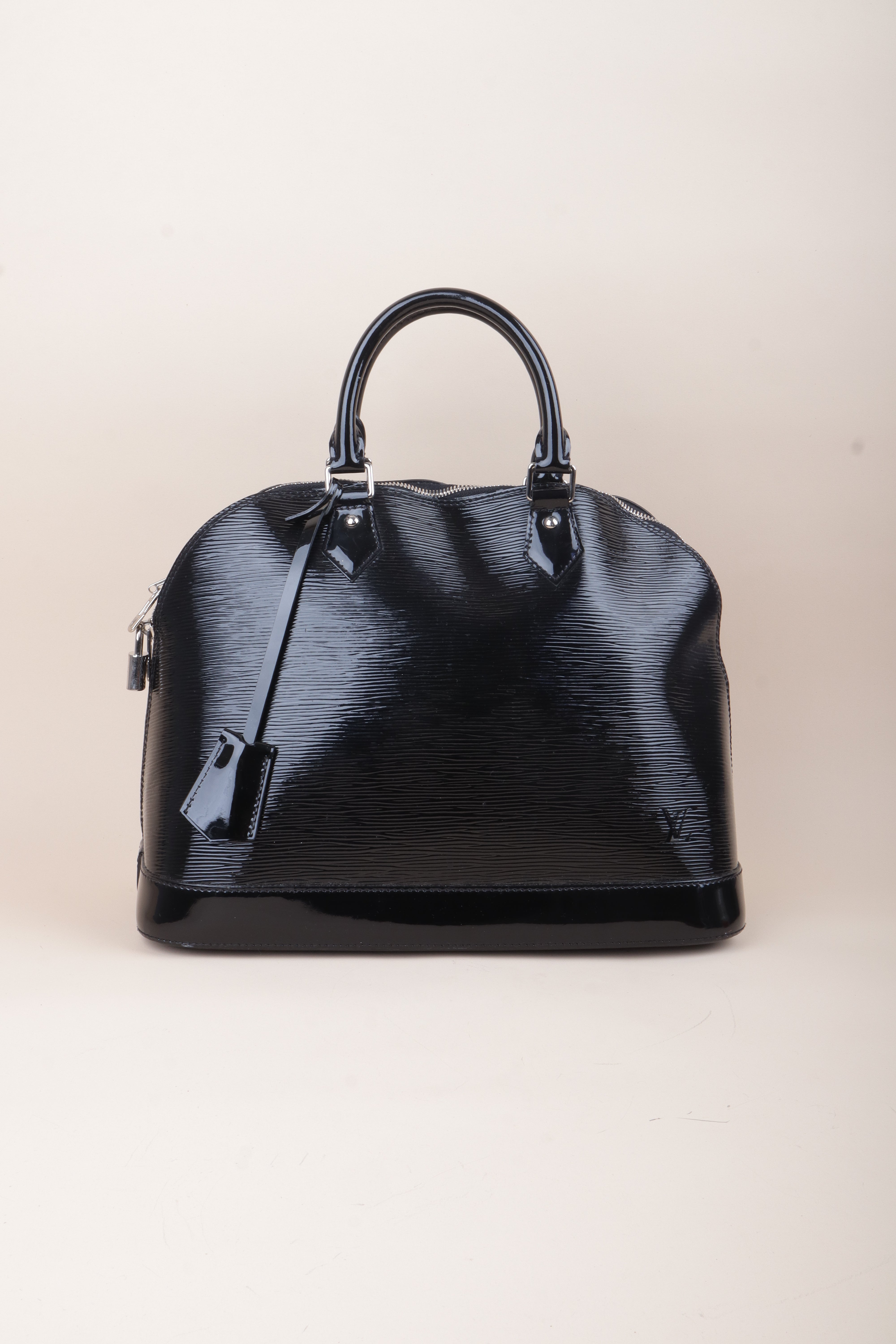 Louis Vuitton Black Vernis Alma epi MM