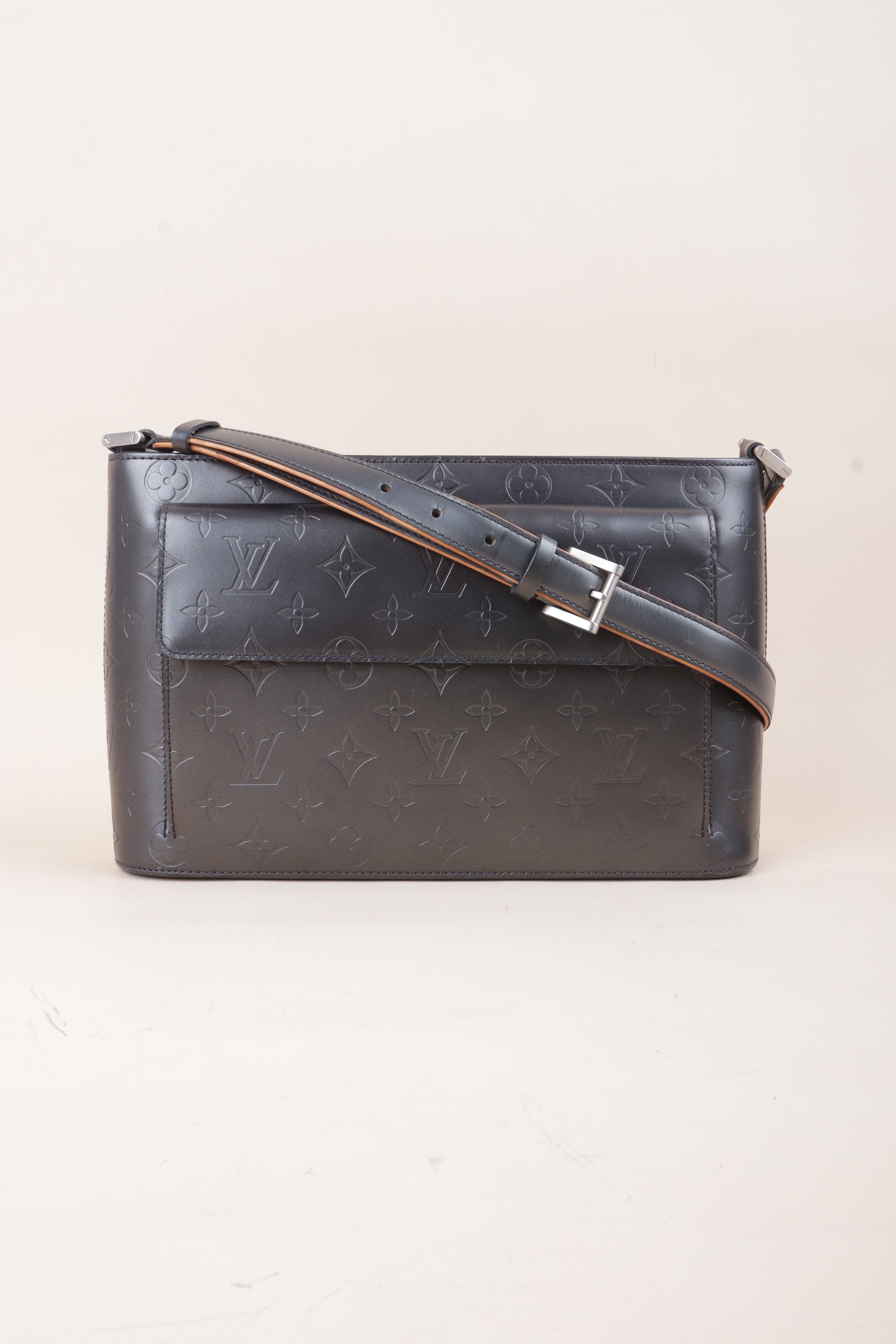 Louis Vuitton Gray Monogram Mat Allston Shoulder Bag