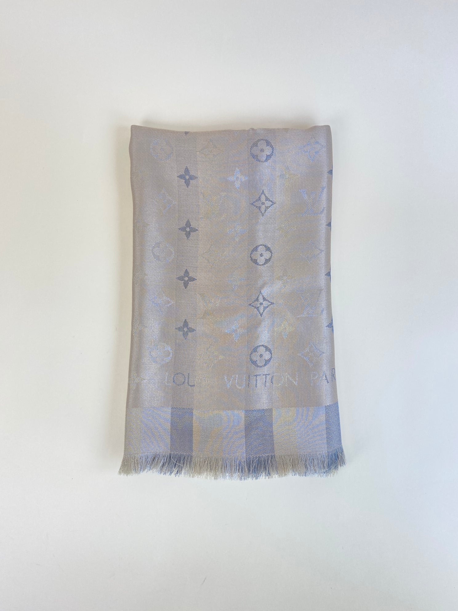 Louis Vuitton Brown Monogram So Shine Shawl