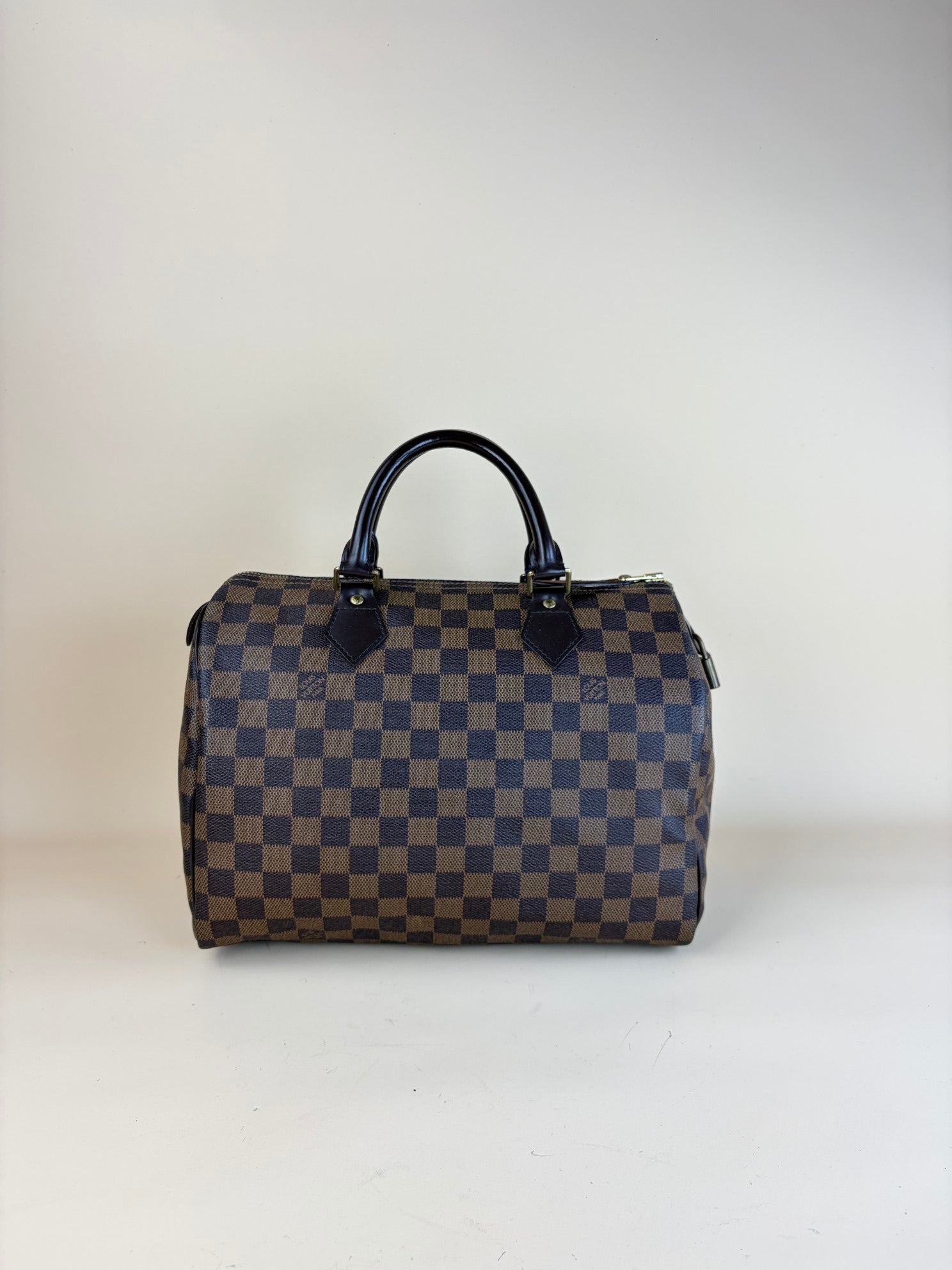 Louis Vuitton Damier Ebene Speedy 30 Bag-top handle-Louis Vuitton-The Closet Egypt