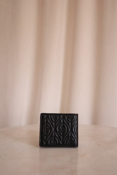 Gucci Black Rhombus Quilted Wallet