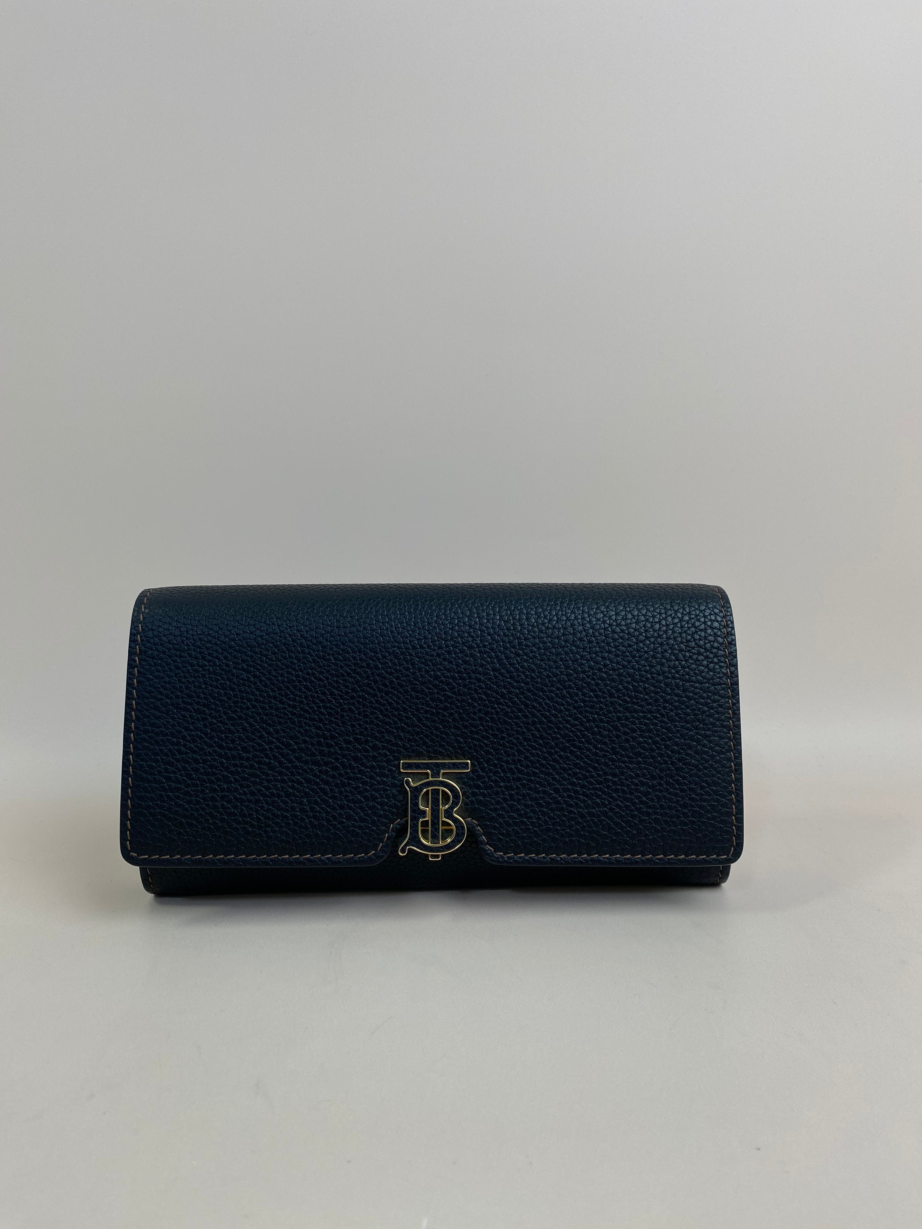 Burberry Black Conditional TB Long Wallet