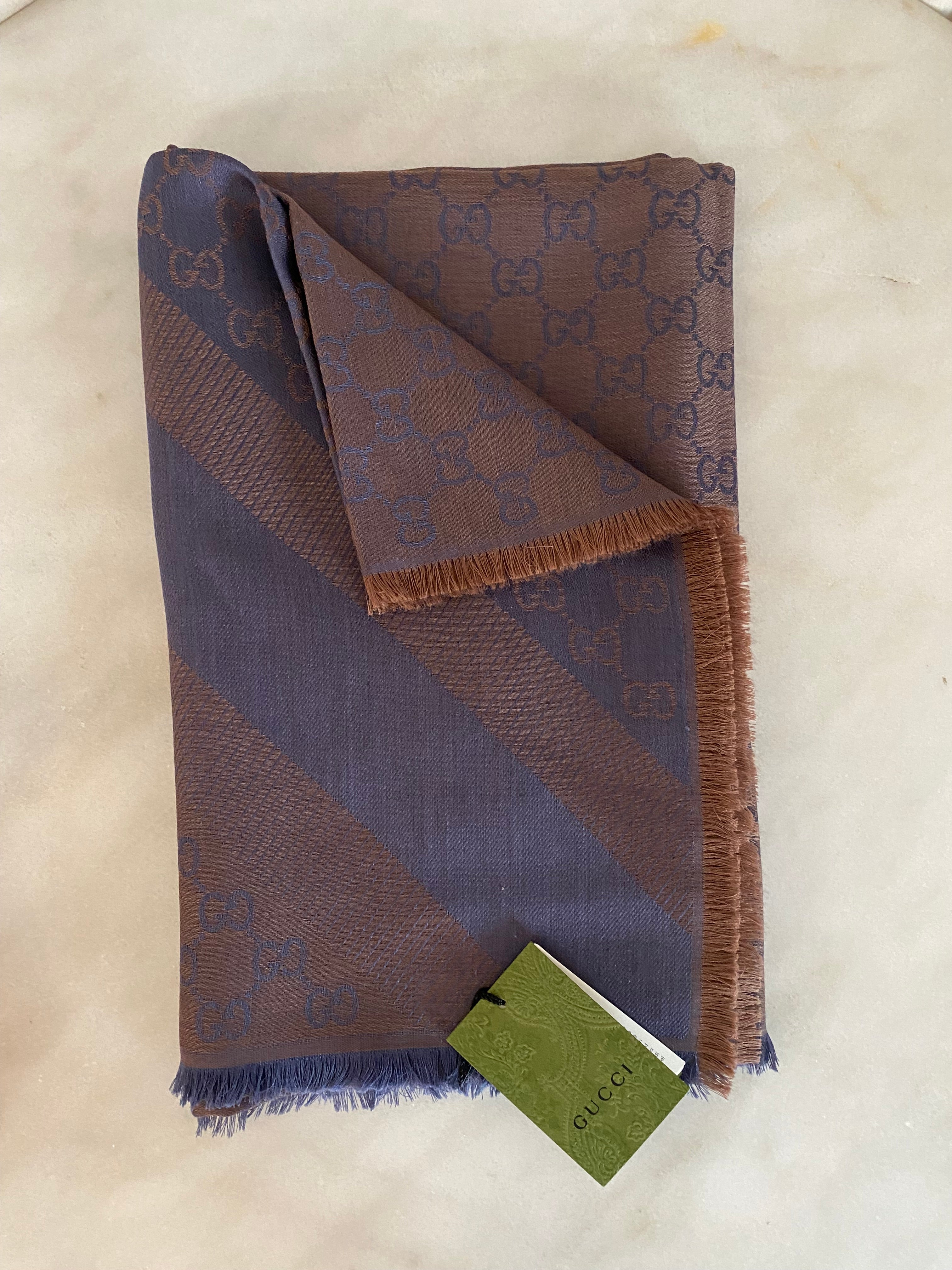 Gucci Bicolor GG Scarf