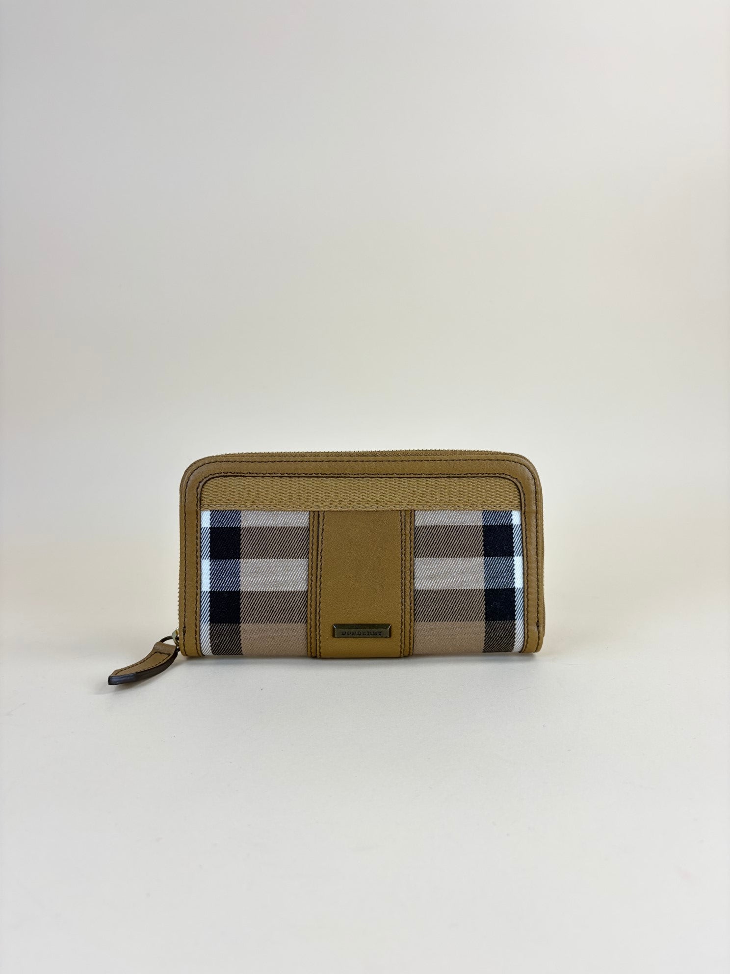 Burberry Beige House Check Wallet