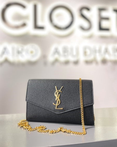 YSL Black Uptown Crossbody Bag