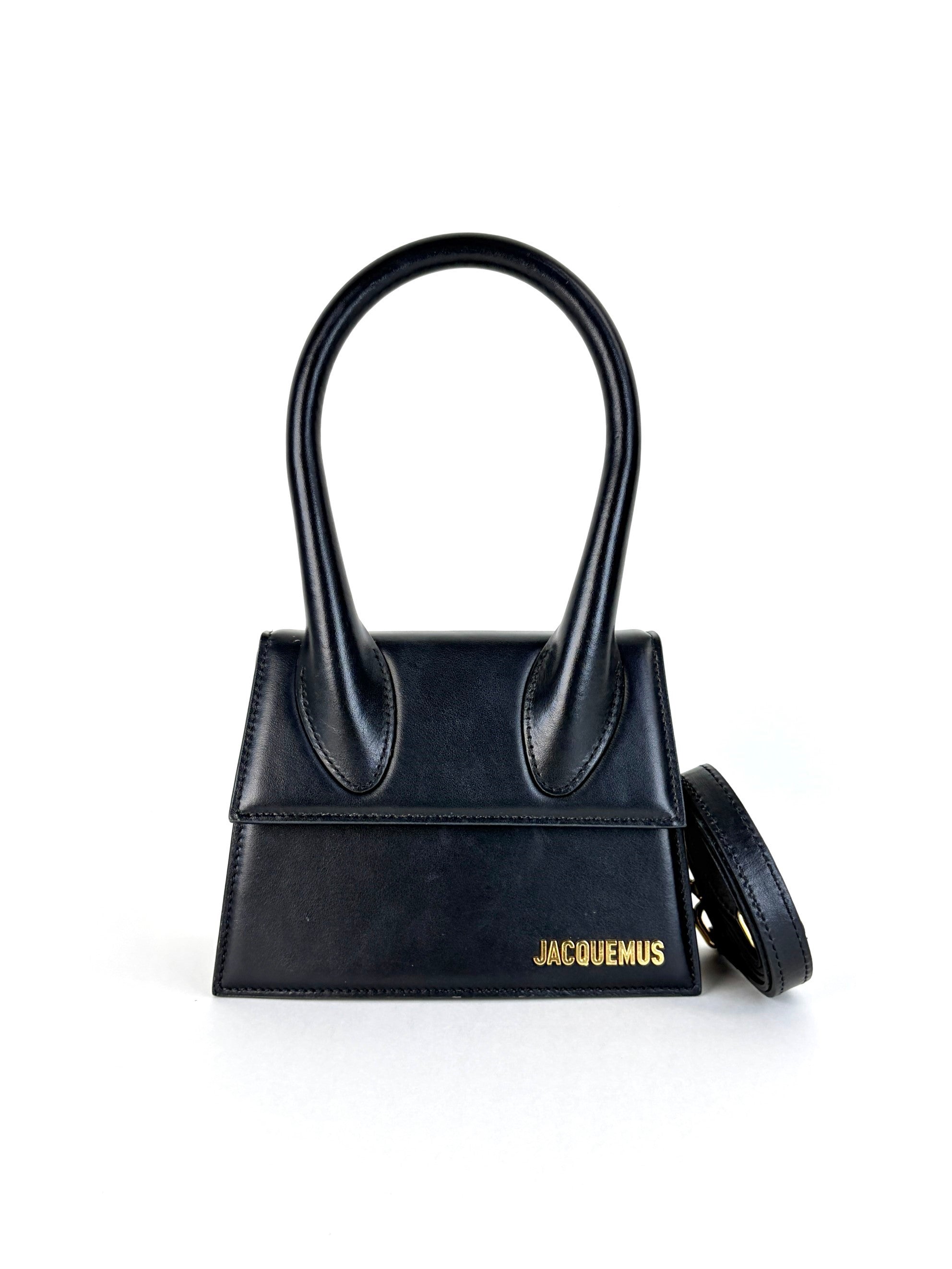Jacques's black leather the medium Chiqui to handbag