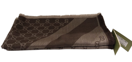 Gucci Brown GG Scarf