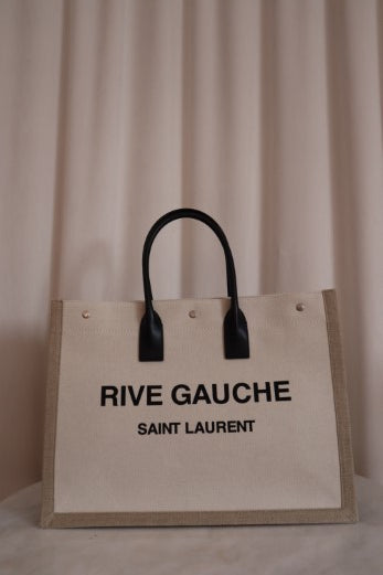 YSL Tricolor Rive Gauche Tote Large Bag