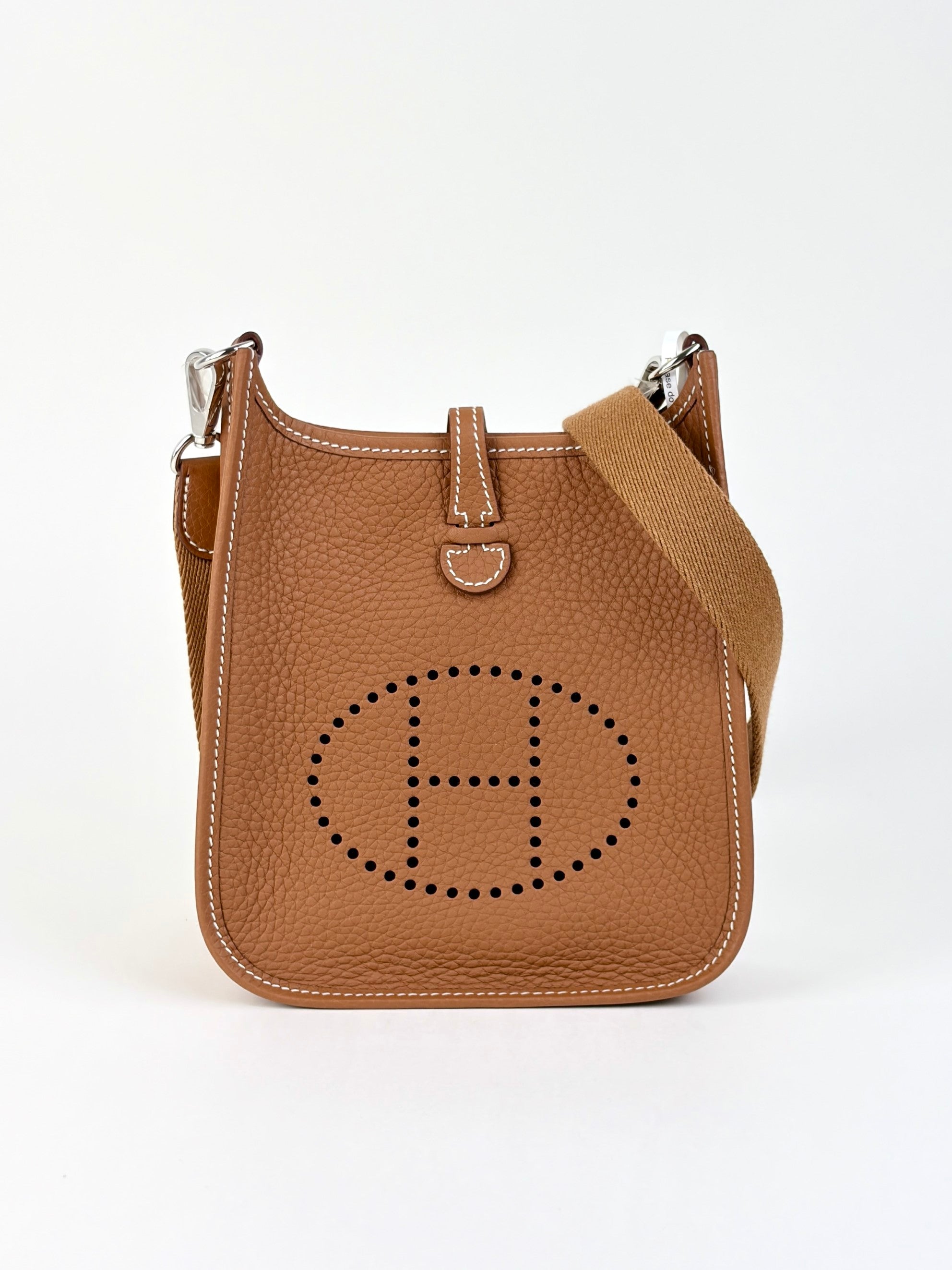 Hermes gold taurillon Clemence Evelyne 16 amazon bag