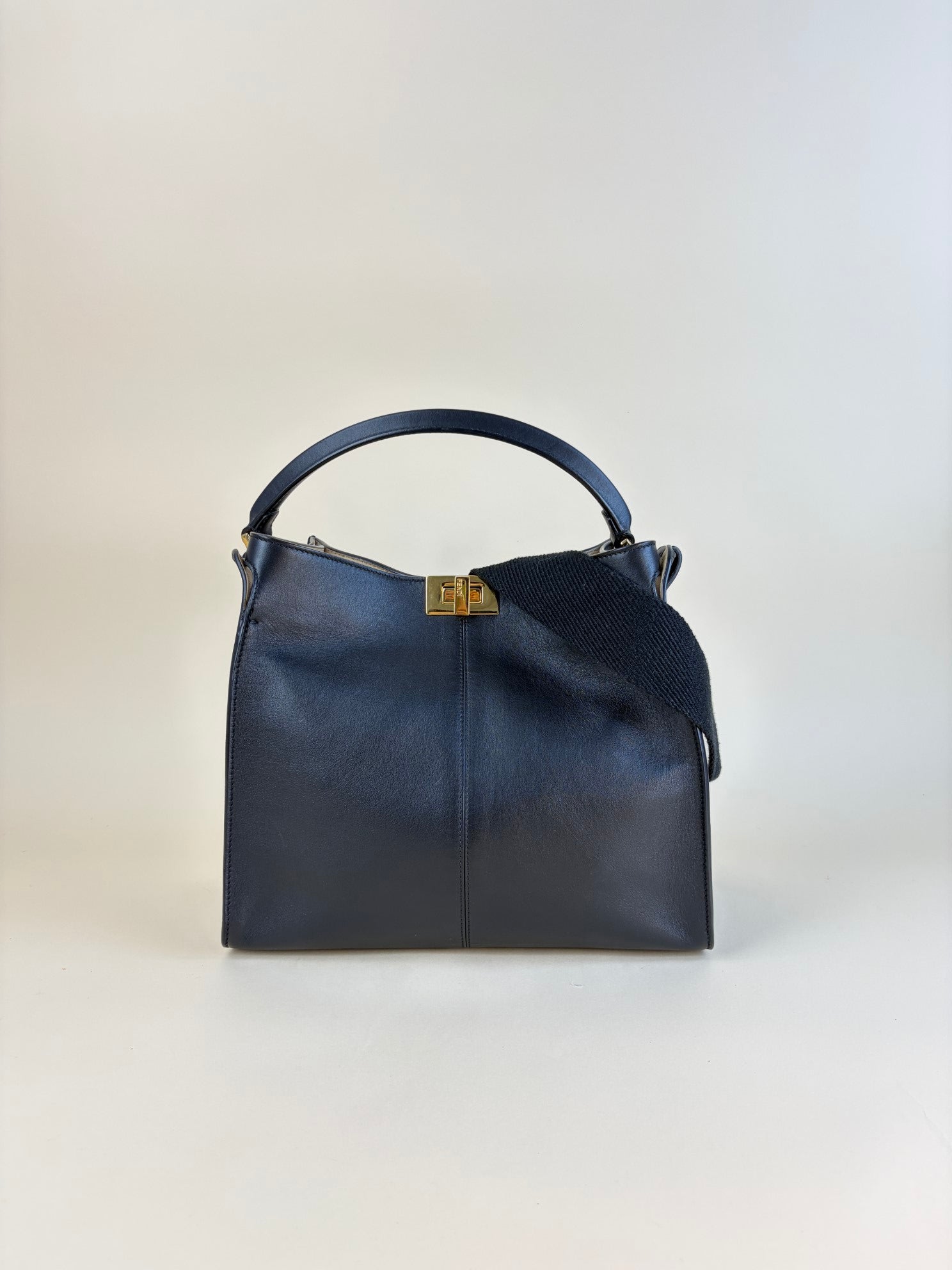 Fendi black Peekaboo X-Lite Medium Bag
