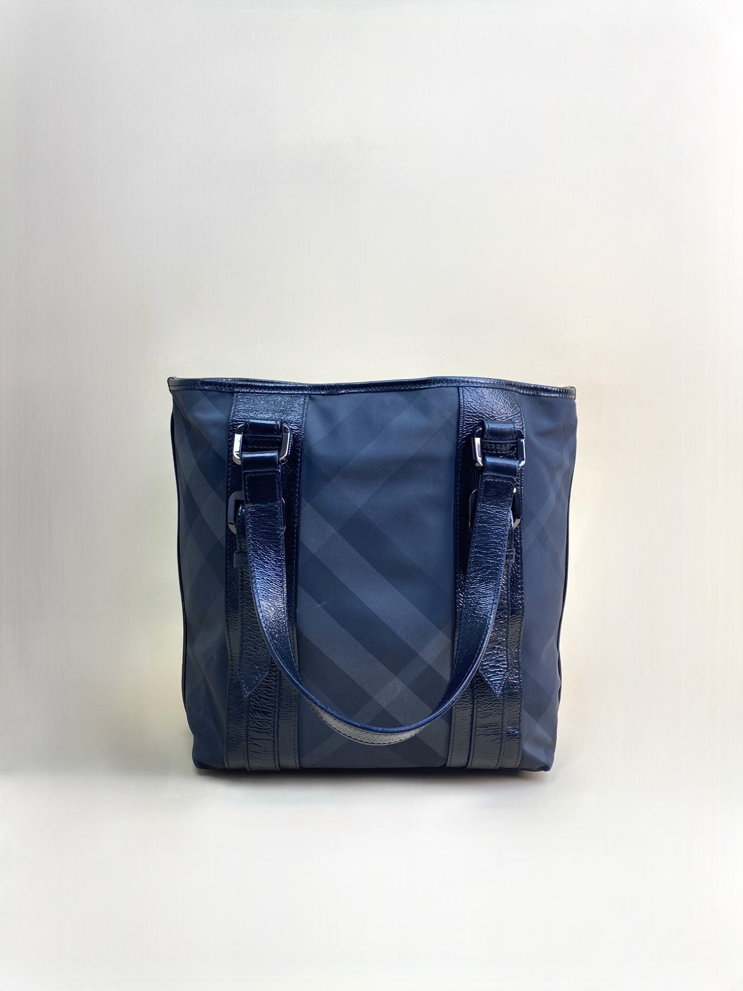 Burberry Nylon Victoria black nova Check Tote Bag-shoulder bag-Burberry-The Closet Egypt