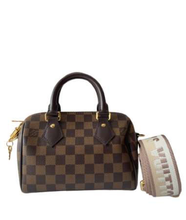 Louis Vuitton Ebene Bandouliere Speedy 20 Bag