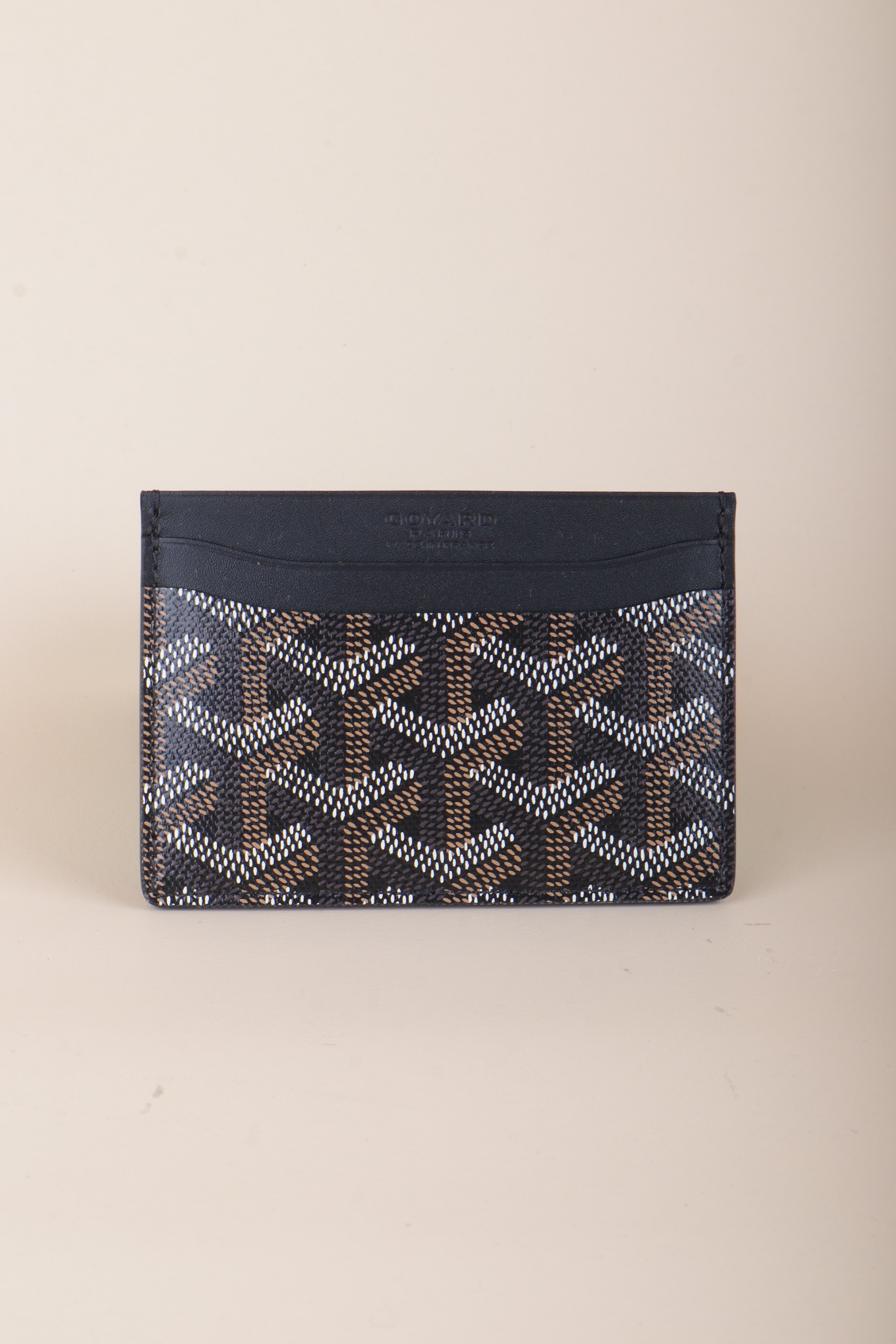 Goyard Black Saint Sulpice Card Holder