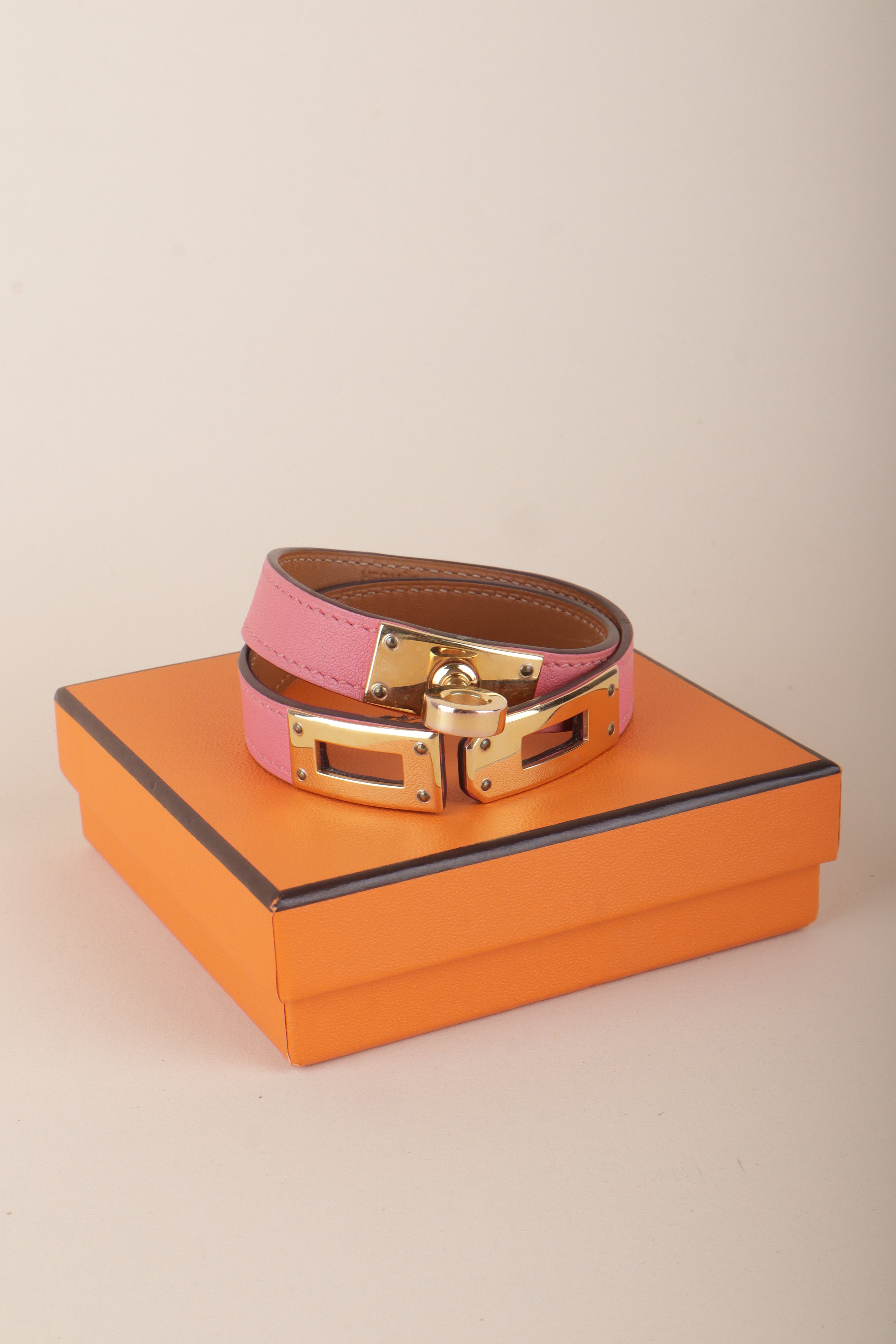 Hermes Kelly double tour hot rose