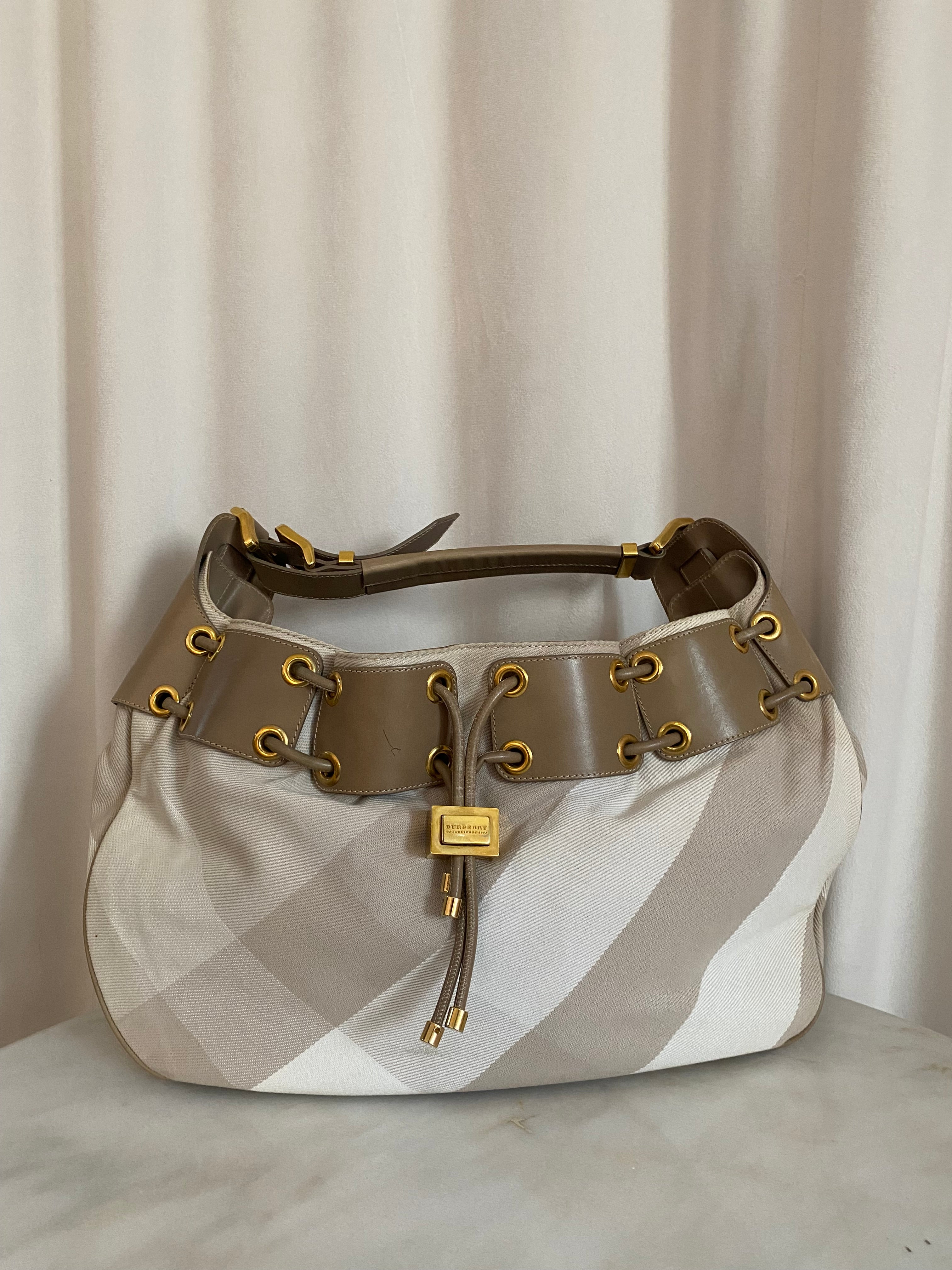 Burberry Bicolor Shoulder Bag