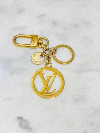 Louis Vuitton Gold Circle Bag Charm