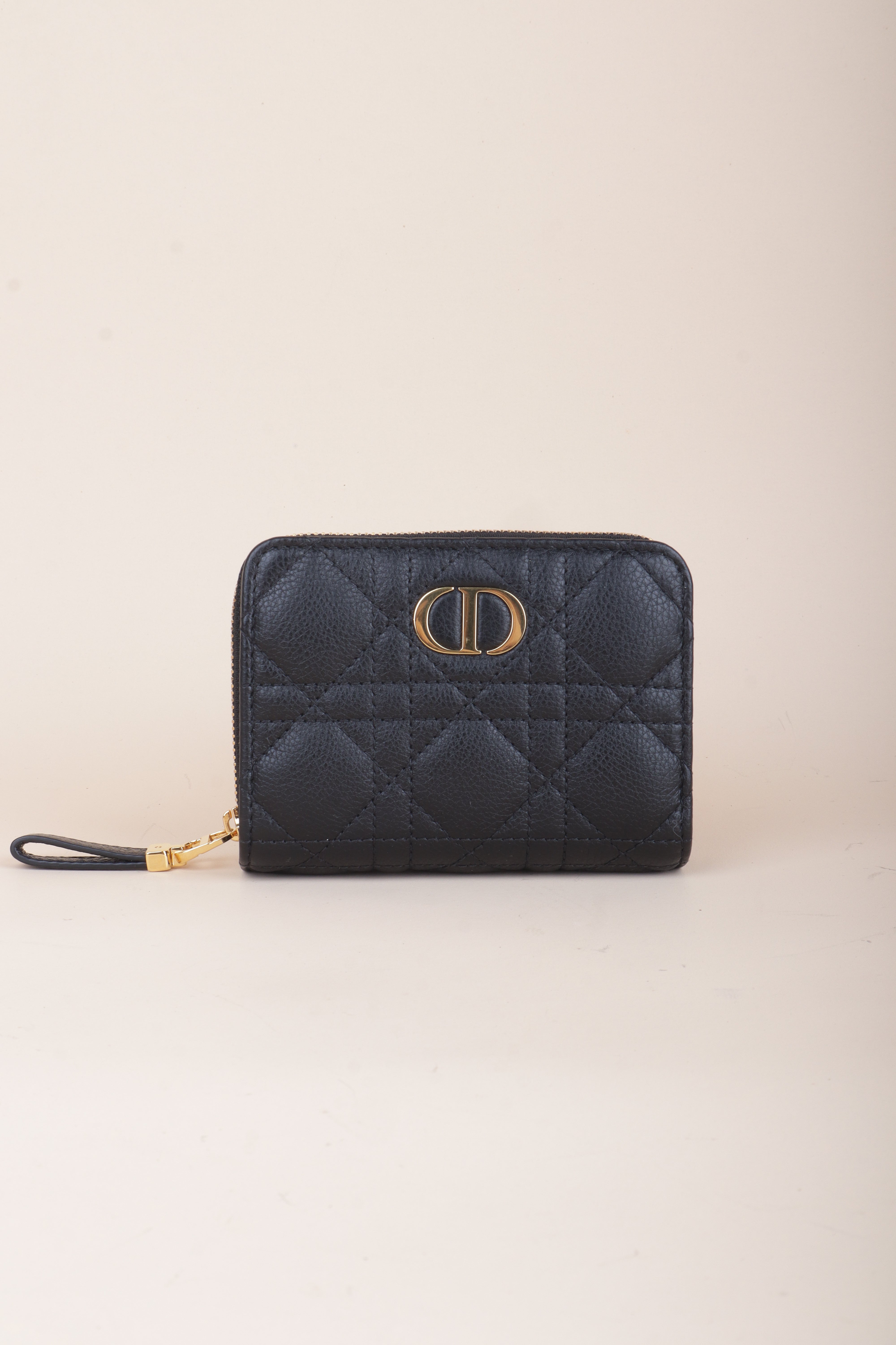 DIOR caro scarlet black cannage  LEATHER