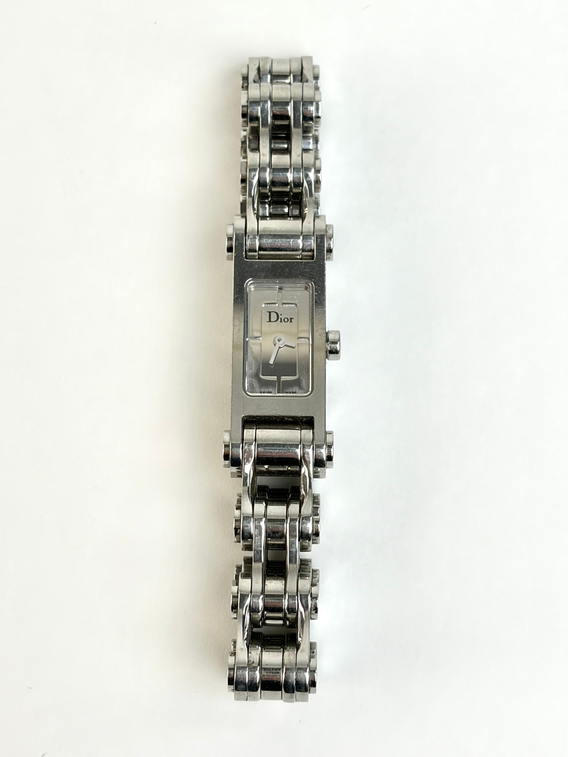 Dior Stainless Steel mirror dial chain watch
