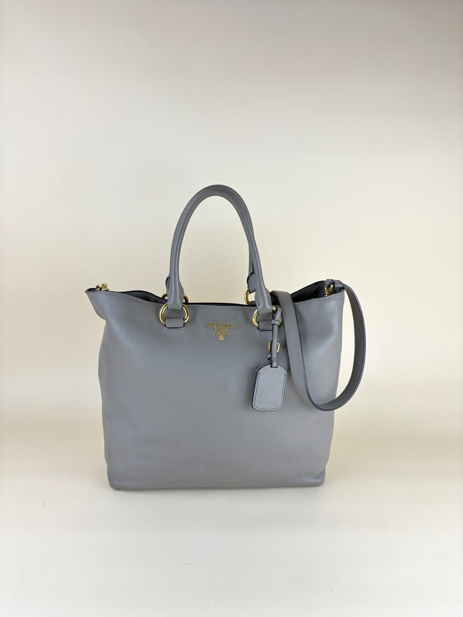 Prada vitello phenix shopping bag