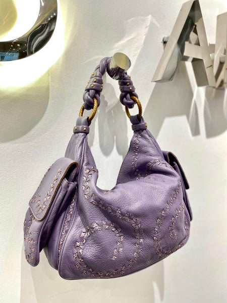 Bottega Veneta Purple Tote Bag