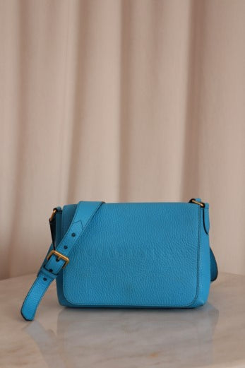 Burberry Turquoise Burleigh Crossbody Bag