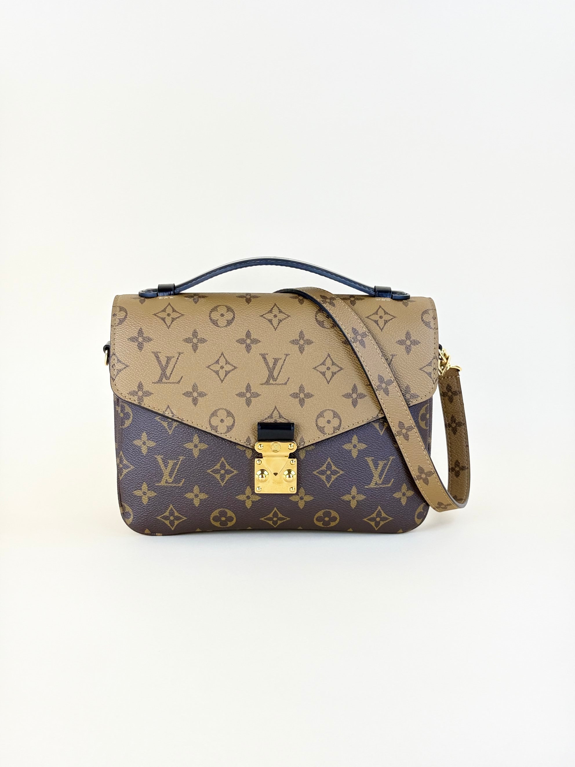 Louis Vuitton Monogram reverse canvas pochette Metis