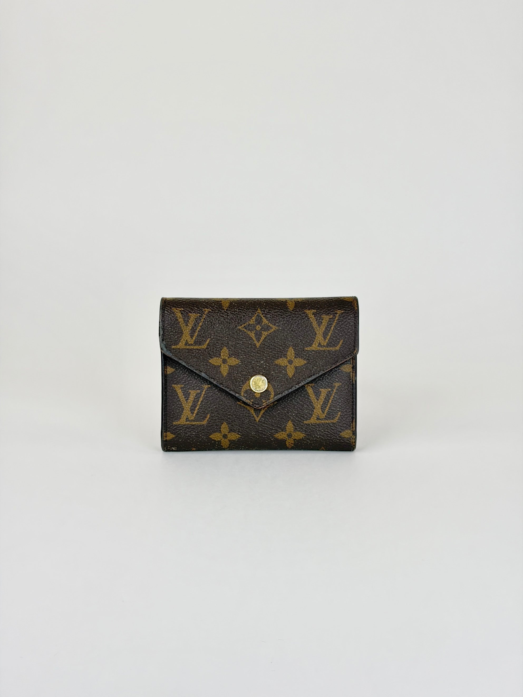 Louis Vuitton fuchsia/Monogram canvas victorine wallet