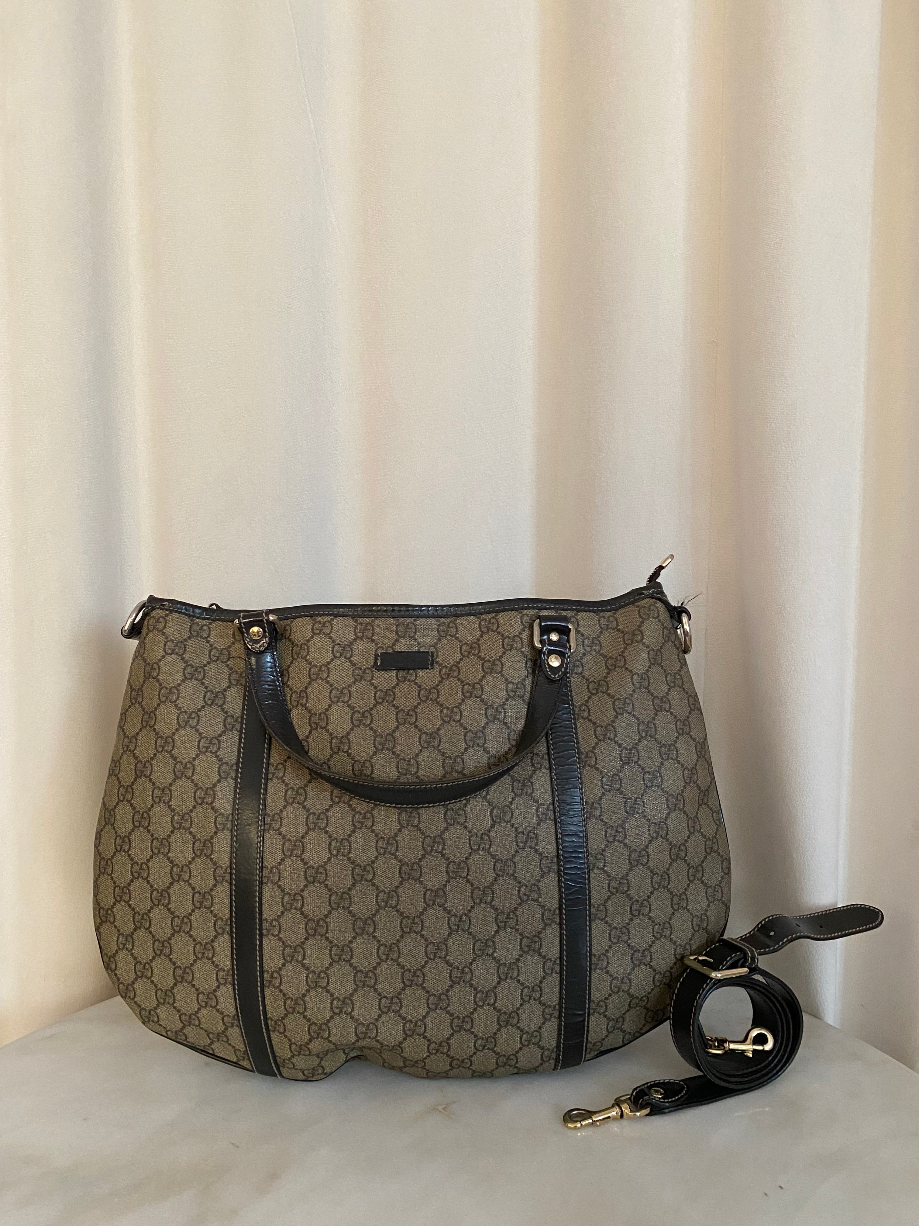 Gucci Brown Nice GG Tote Bag