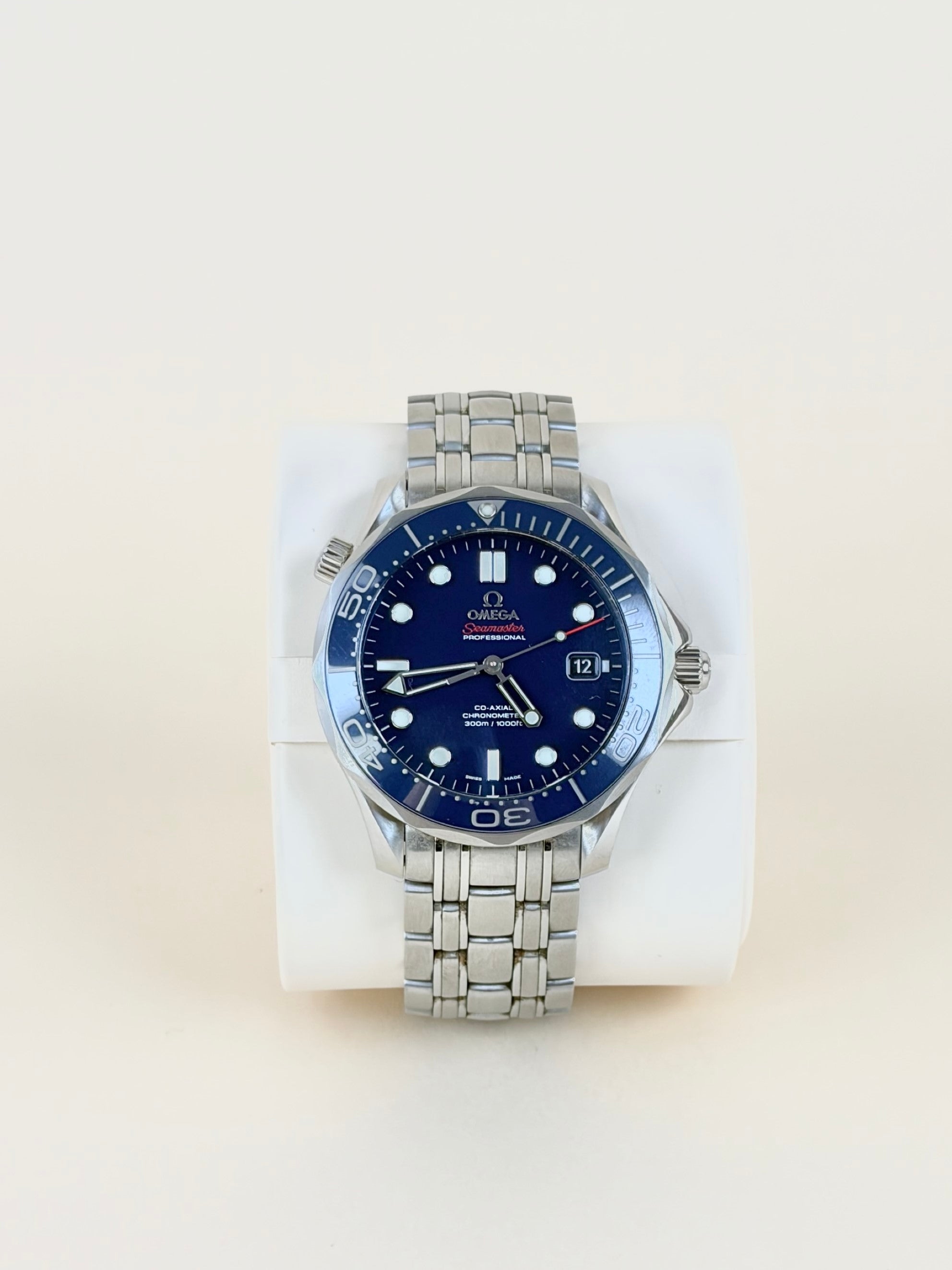 Omega Seamaster driver 300m 41mm blue dial