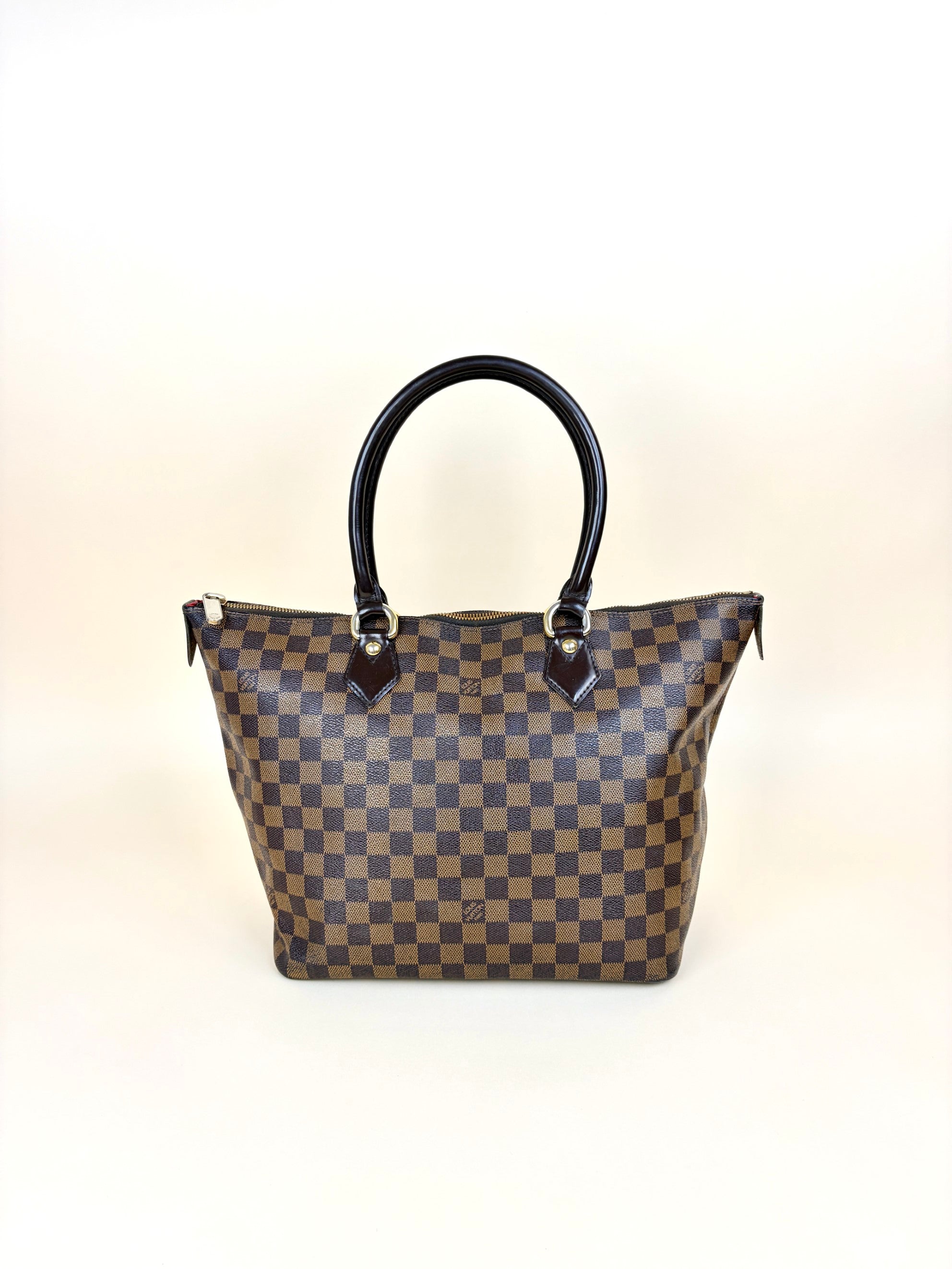 Louis Vuitton Damier Ebene Saleya MM Tote Bag