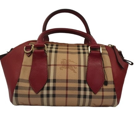 Burberry Red Blaze Haymarket Bag